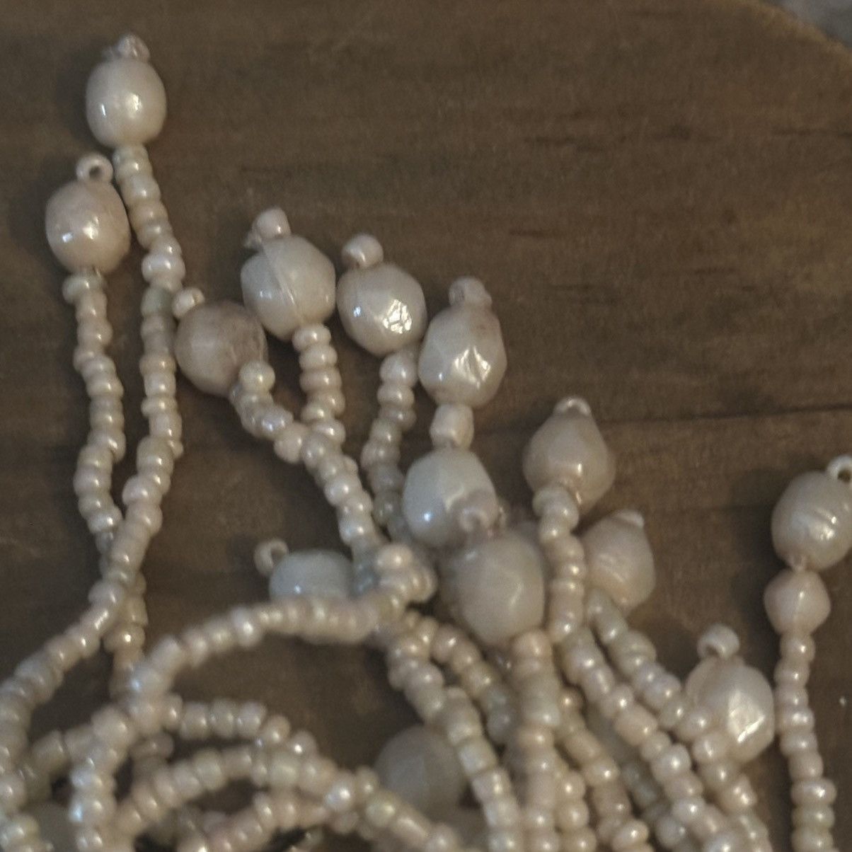 Other Multi strand cream seed bead lariat necklace Size ONE SIZE - 4 Thumbnail