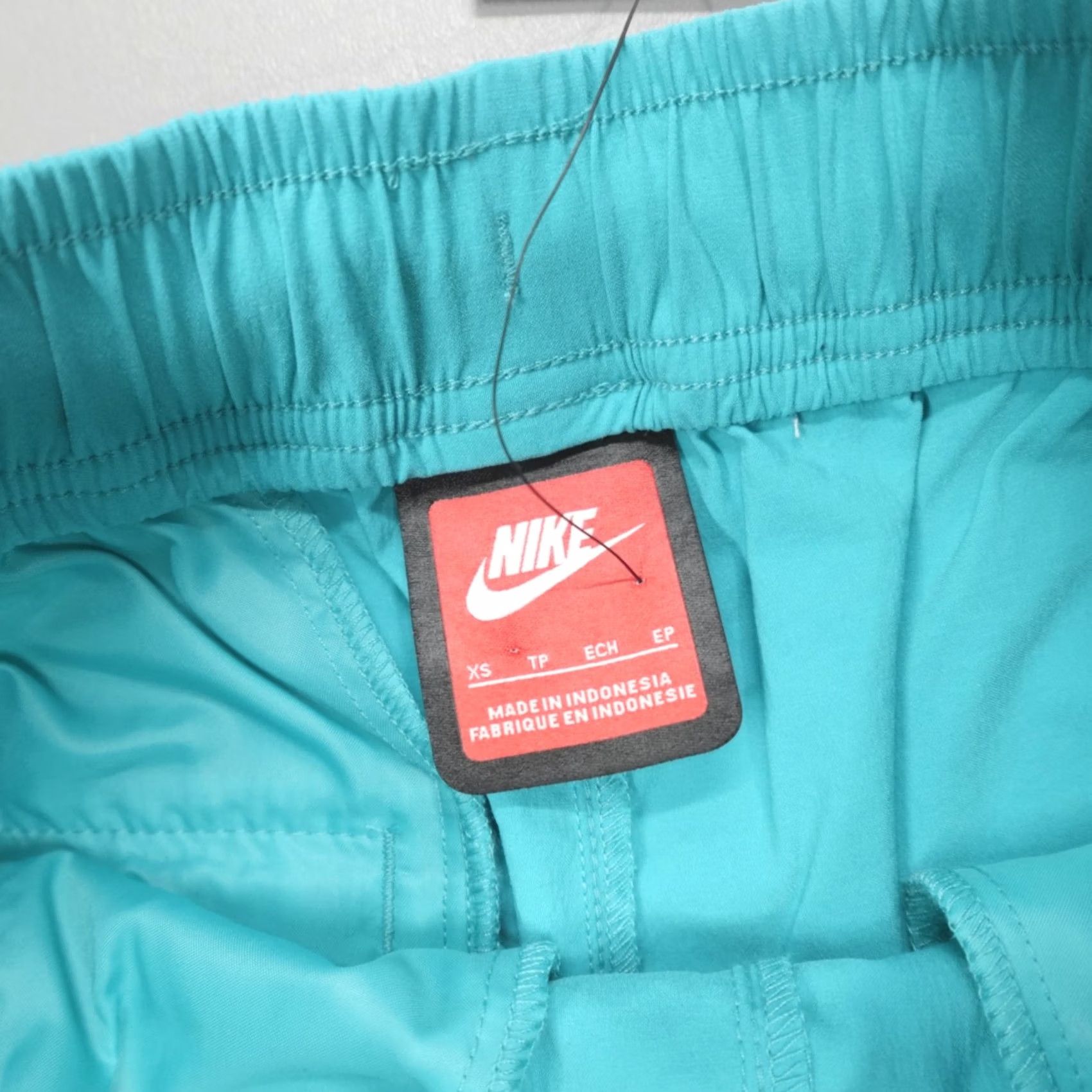 Nike Nike Tech Woven Pants Mens XS Dusty Cactus HM8241-345 Pants Regular Tapered Inseam 28 in Blue Nylon Spandex Cross Training Gym Running Activewear Size US 27 - 3 Thumbnail