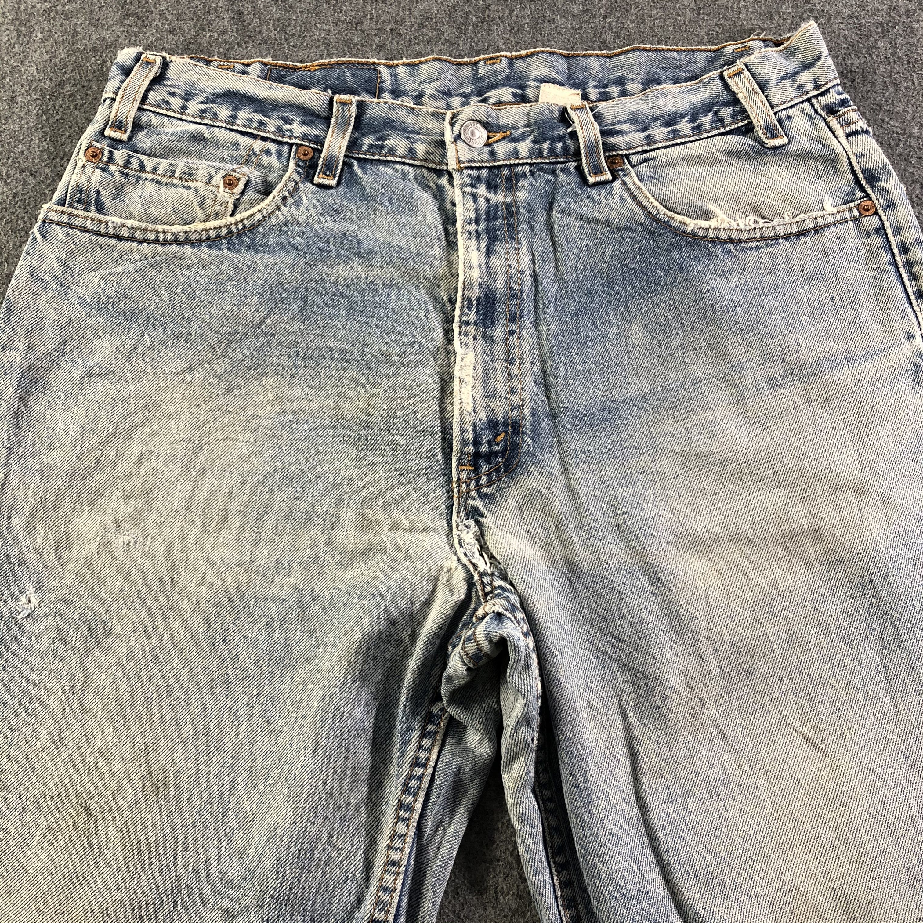 Levi's Vintage Blue Wash Levis 550 Jeans-J3022 Size US 35 - 3 Thumbnail