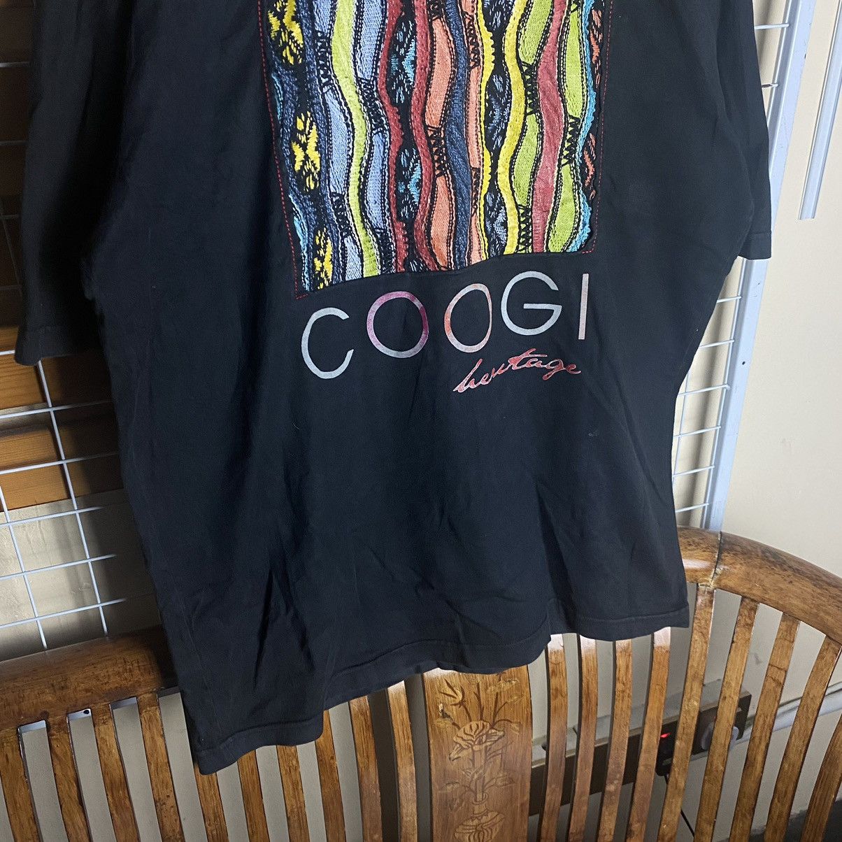 Coogi × Vintage Crazy Vintage Y2K Embroidered Coogi Rare Essential T-Shirt Size US XXL / EU 58 / 5 - 4 Thumbnail