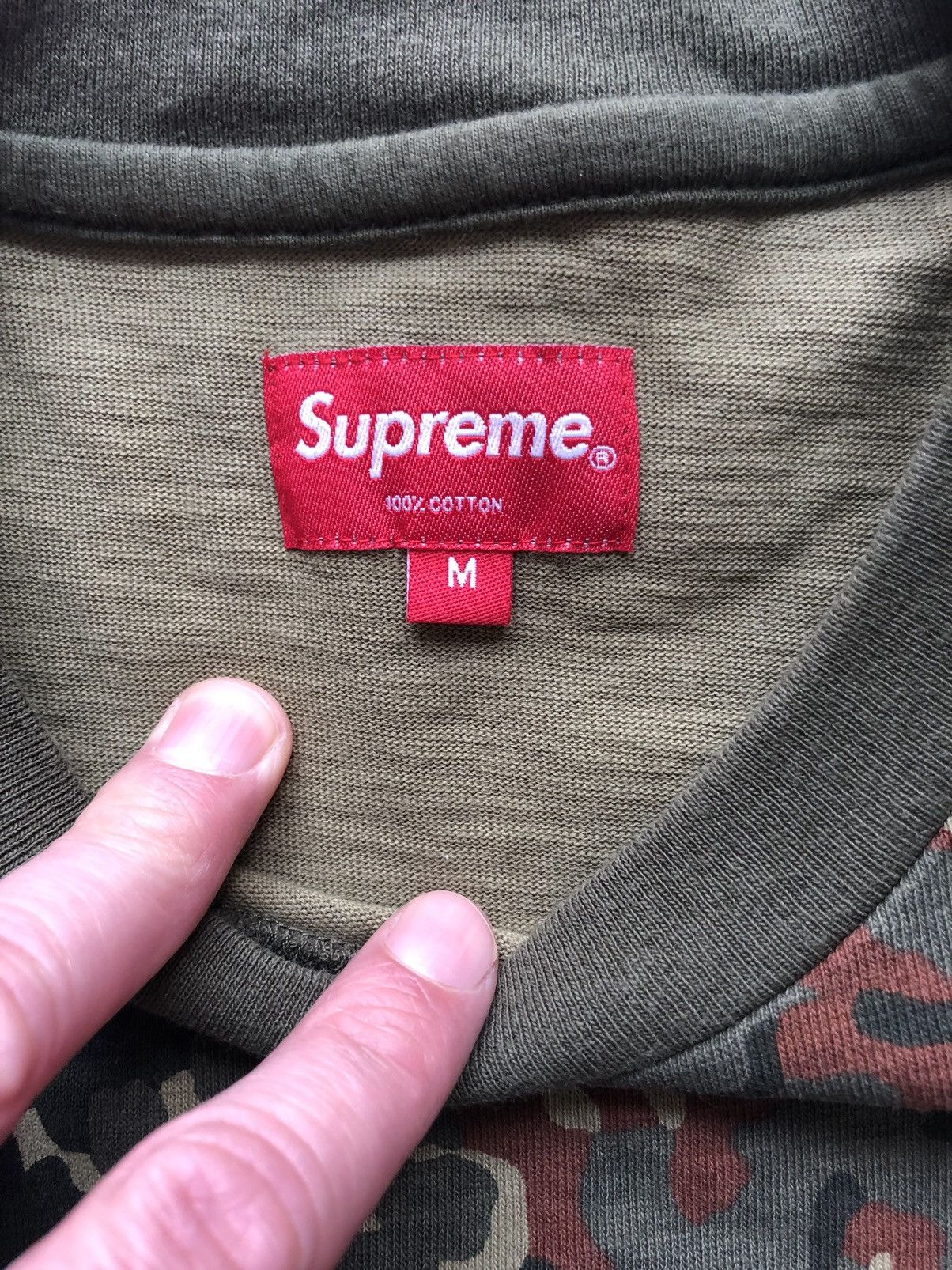 Supreme Deadstock Supreme German camo pocket tee SS19 Size US M / EU 48-50 / 2 - 4 Thumbnail