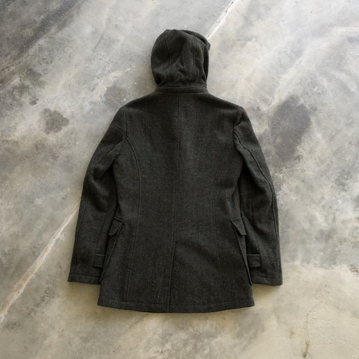 Autumn Cashmere × Japanese Brand CAMIERA Hooded Duffle Wool Coat Size US M / EU 48-50 / 2 - 3 Thumbnail