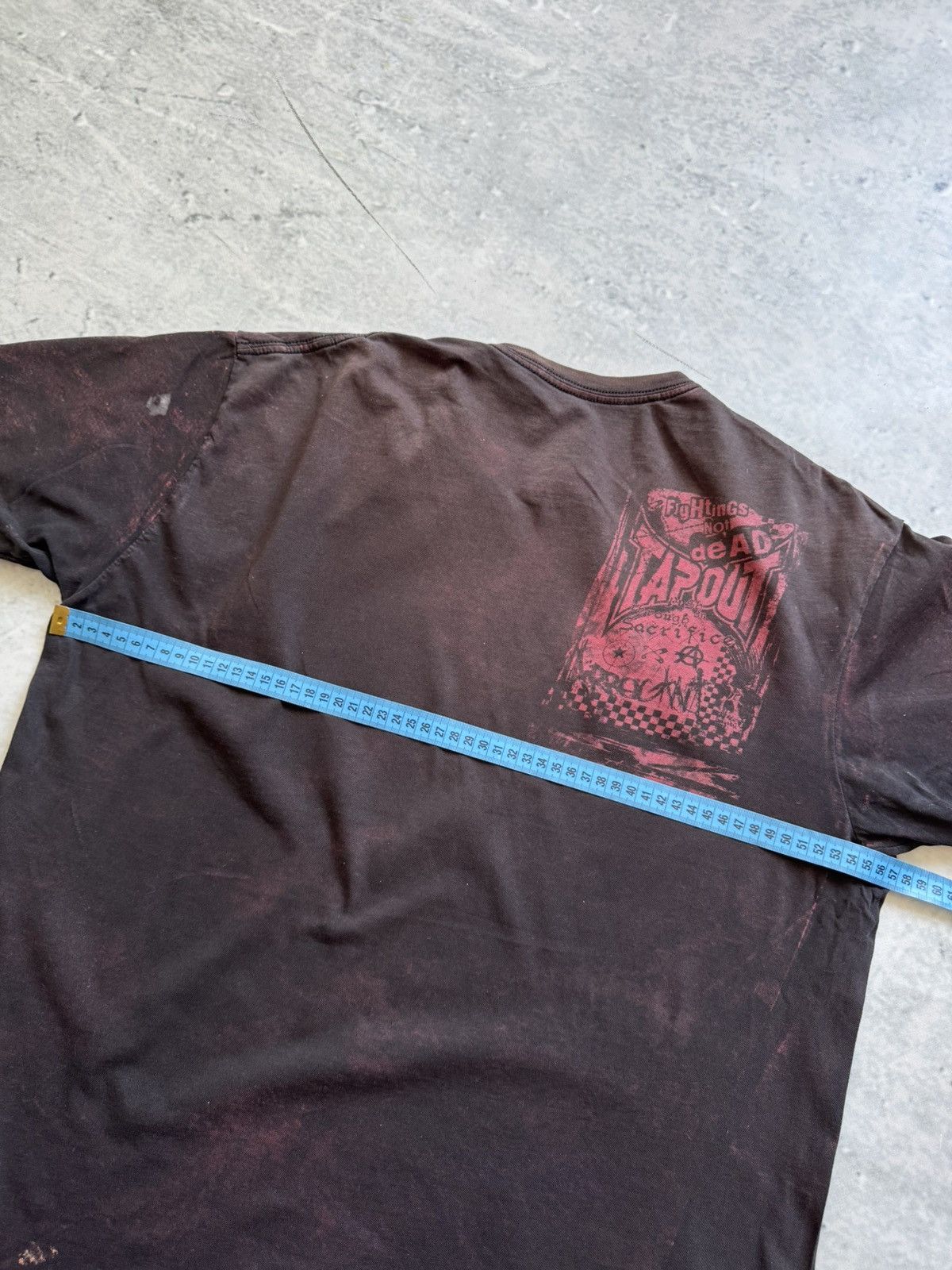Tapout × Vintage Tapout blood big logo tee awesome Avant Garde style Size US L / EU 52-54 / 3 - 9 Thumbnail