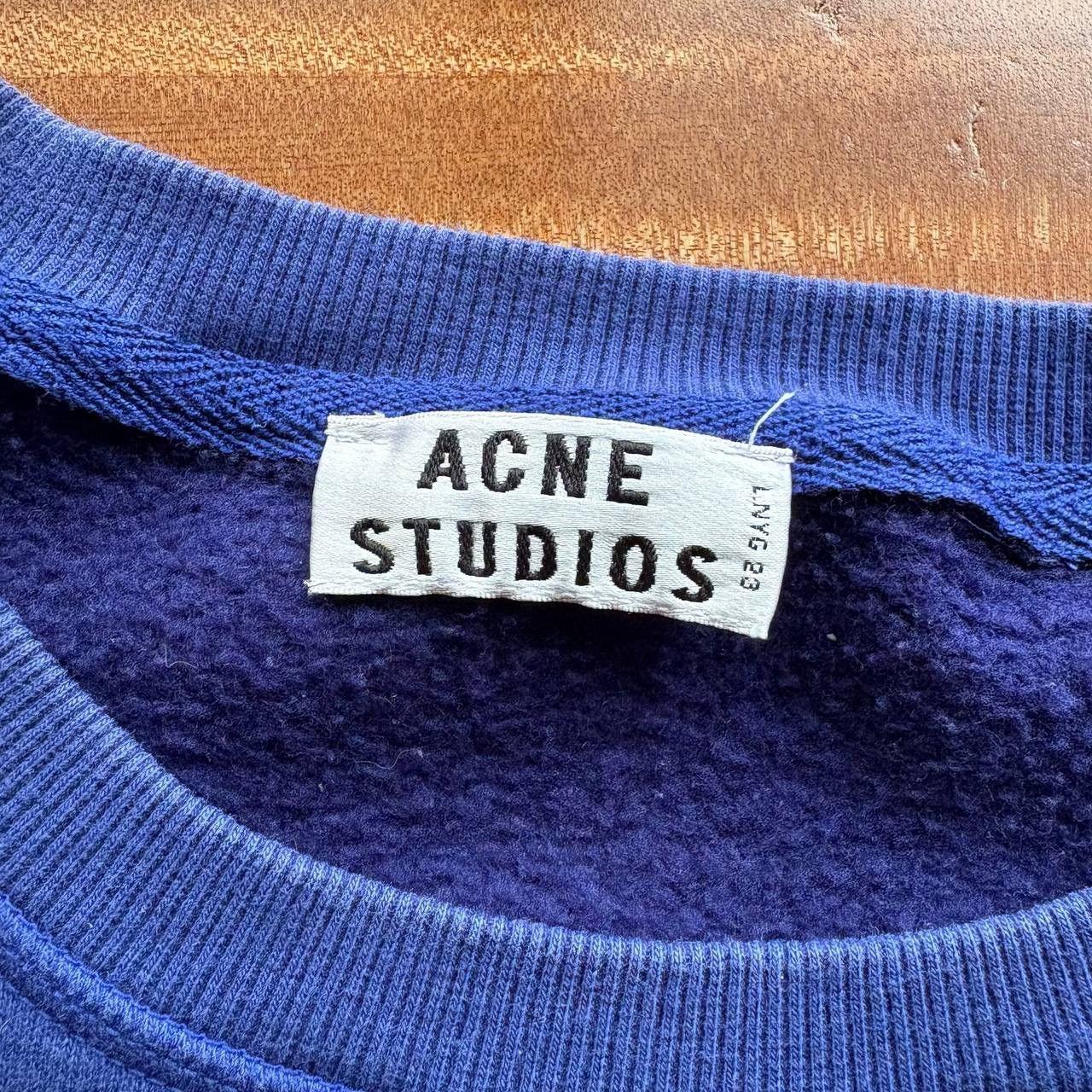 Acne Studios Acne Studios Nikoleta FL Blue Sweatshirt Size US M / EU 48-50 / 2 - 14 Thumbnail