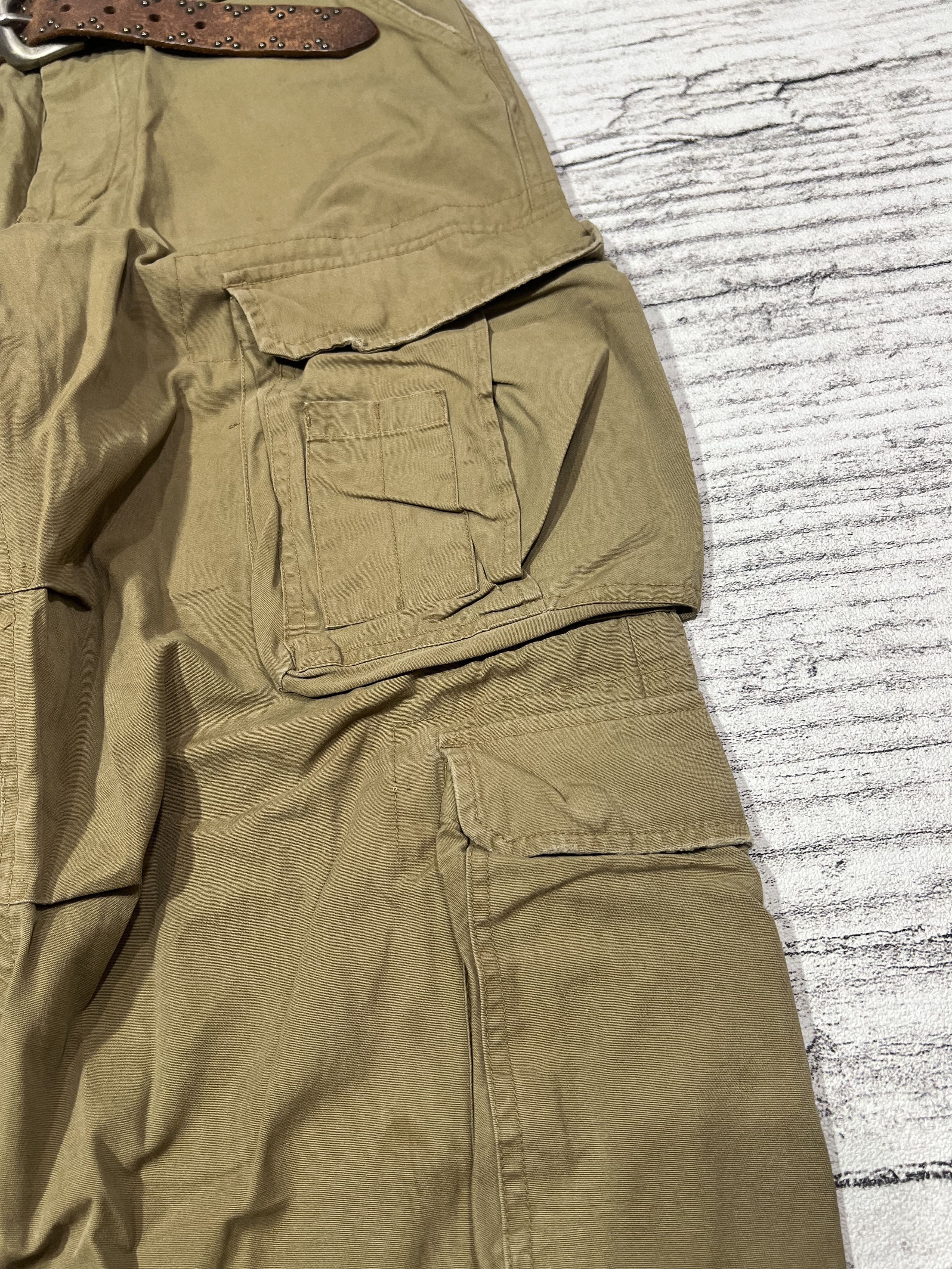 Abercrombie & Fitch 2000s Japanese Hysteric Y's Multipocket Cargo y2k Lgb Ifsix Size US 32 / EU 48 - 4 Thumbnail