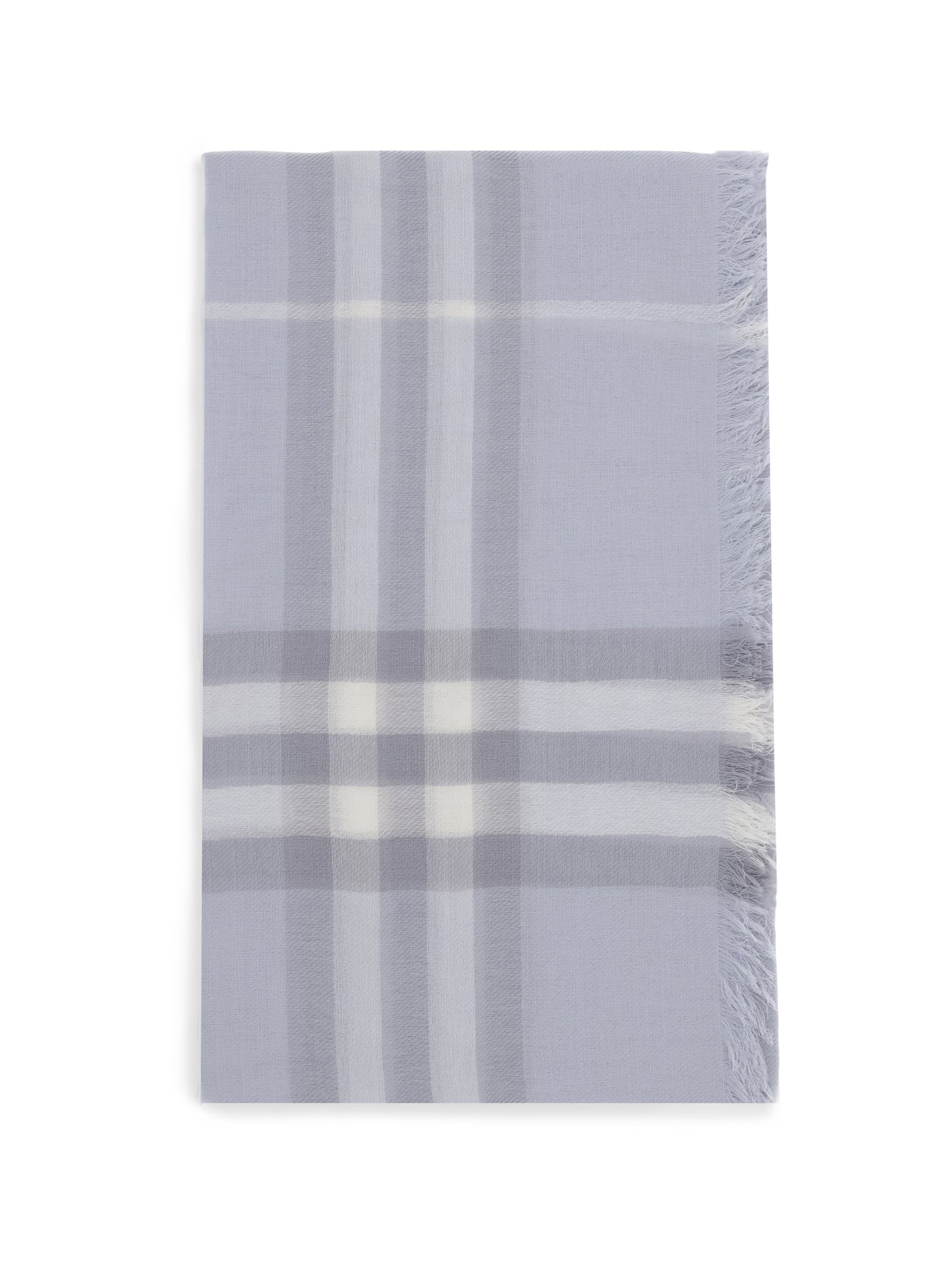 Burberry Wool Check wide Scarf Size ONE SIZE - 1 Thumbnail
