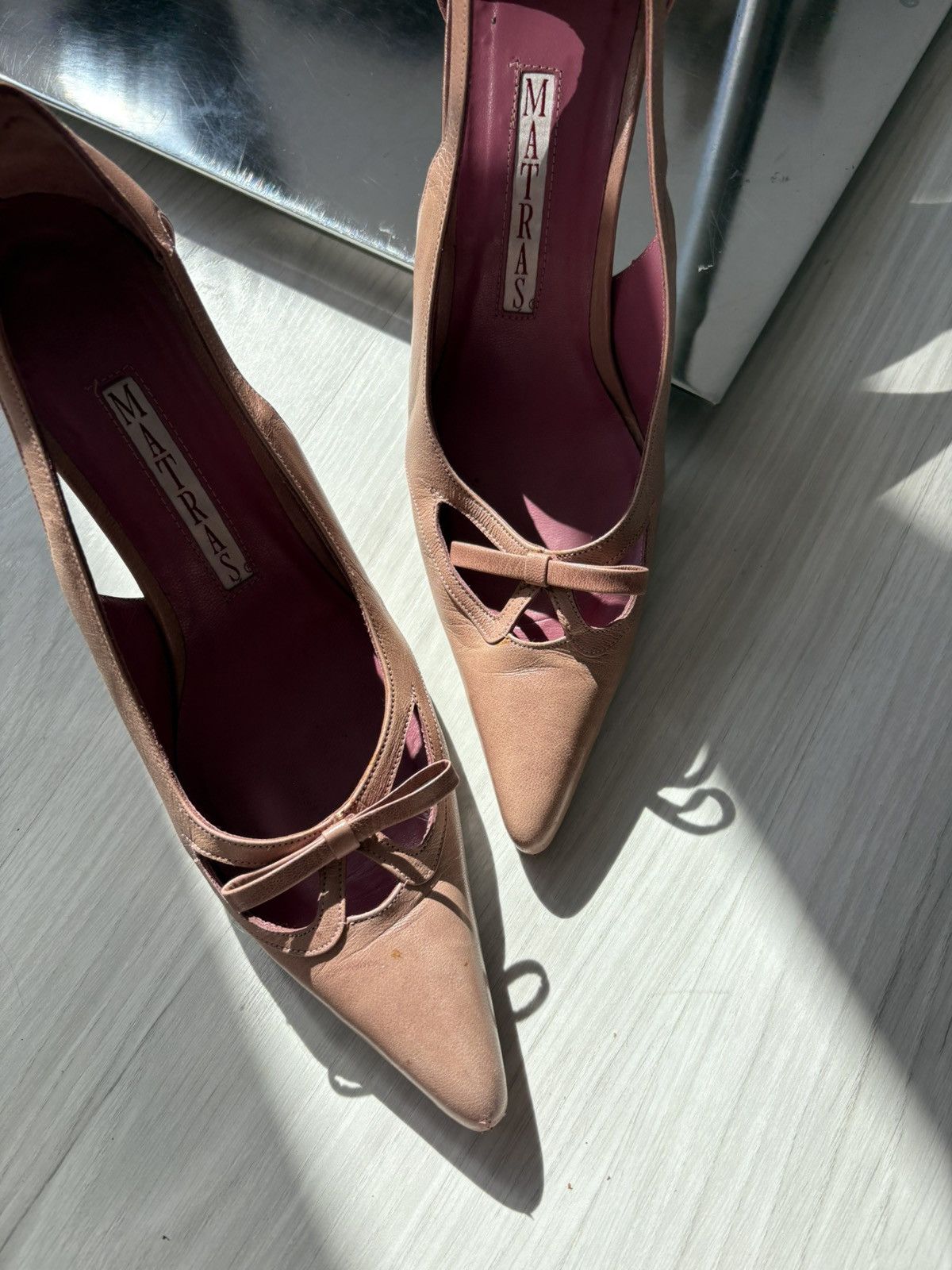 Vintage Vintage leather heels Size US 7.5 / IT 37.5 - 18 Thumbnail