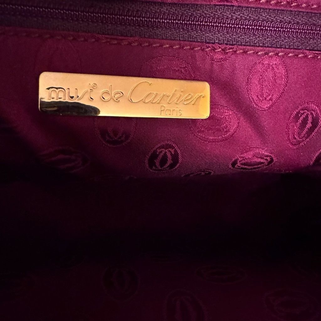 Cartier Cartier Must de Cartier Wristlet dust clothAuthenticity Card Size ONE SIZE - 14 Thumbnail