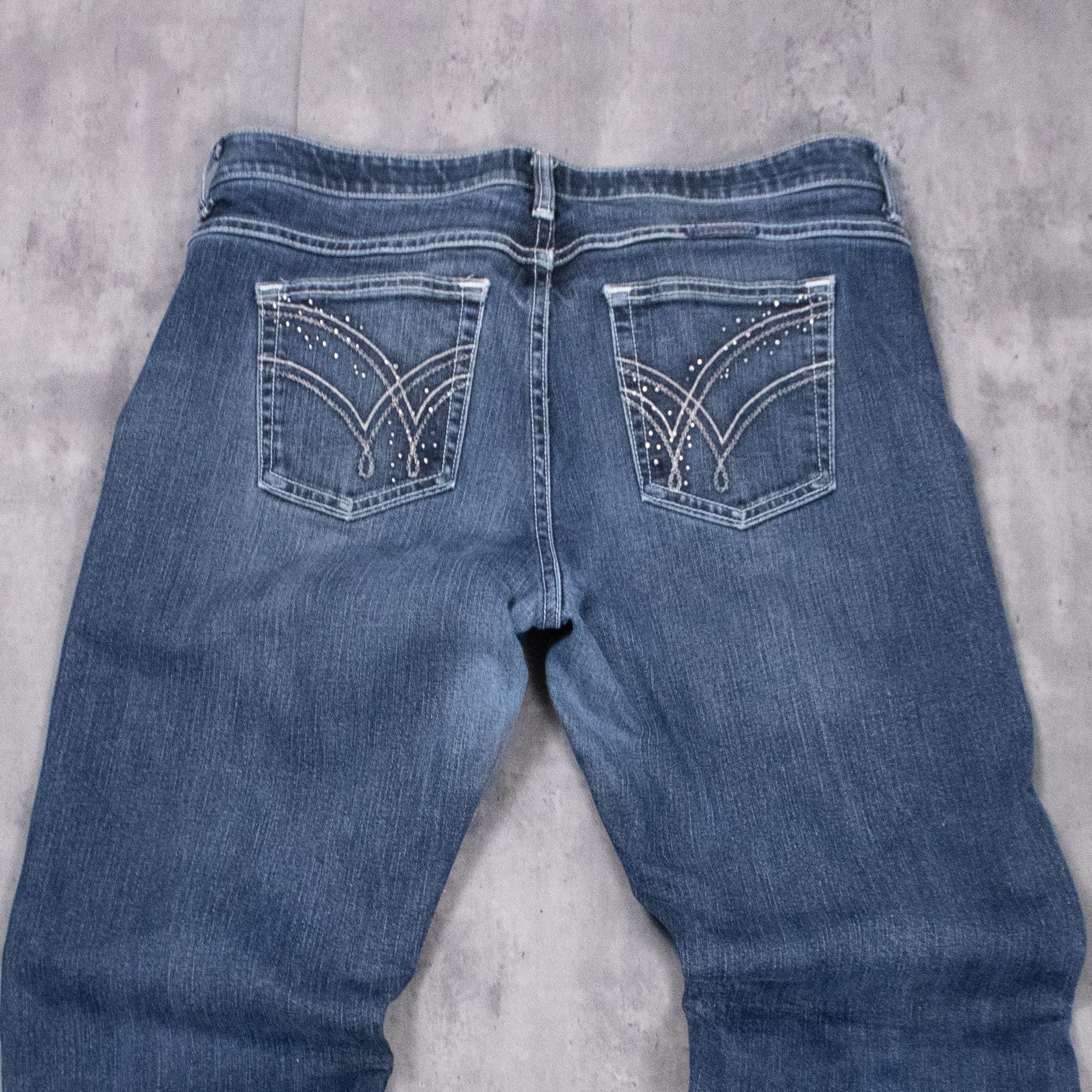Wrangler Y2K Wrangler QBaby Bootcut Indigo Jeans Size US 36 / EU 52 - 11 Thumbnail