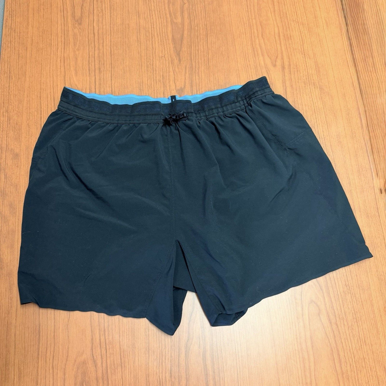 Other Janji AFO 5” Running Shorts Men’s XL Black Blue Lined Trail Size US 34 / EU 50 - 1 Thumbnail