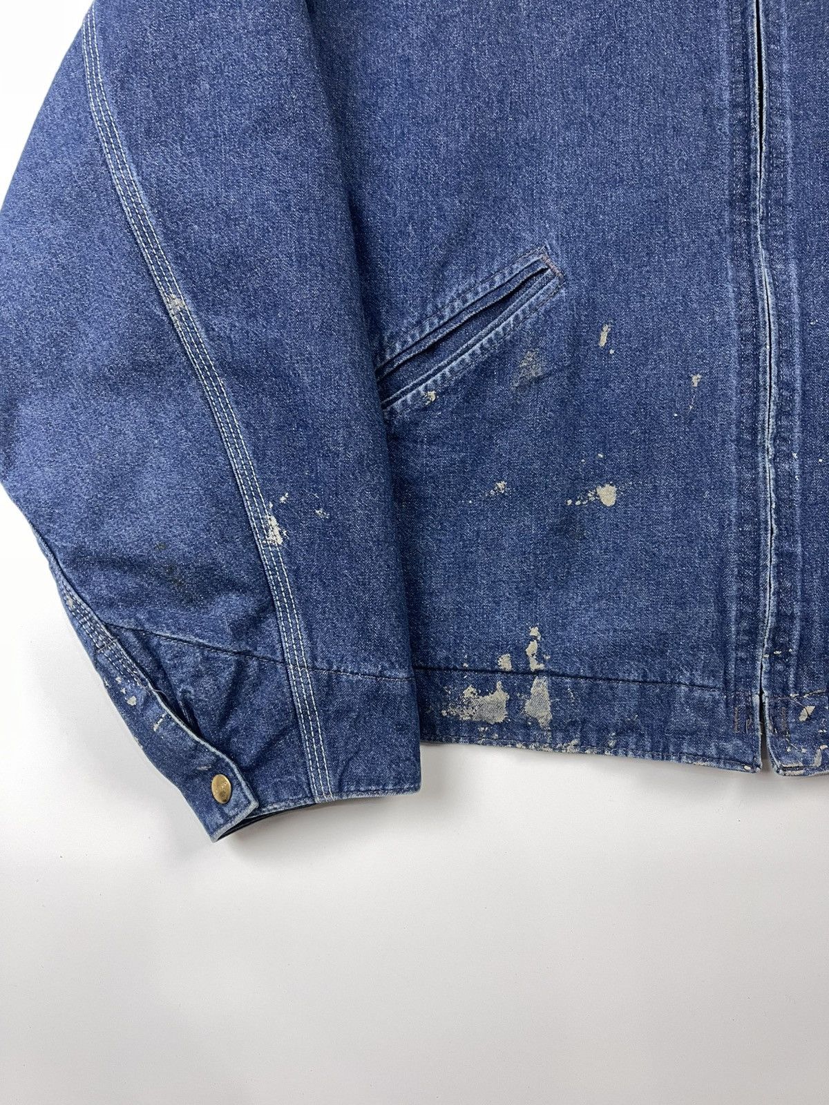 Carhartt × Vintage Carhartt Detroit Jacket Denim Size US L / EU 52-54 / 3 - 9 Thumbnail