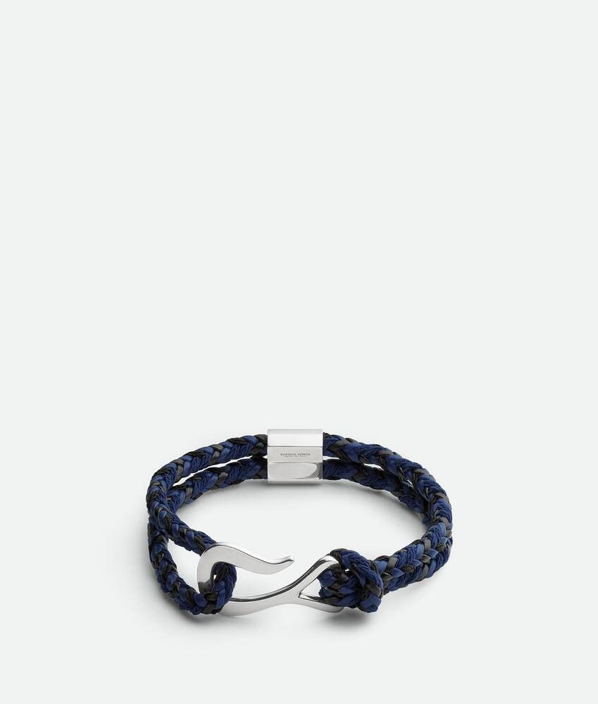 Bottega Veneta o1bcso1str0925 Size:M / Braid Leather Bracelet in Multicolor Size ONE SIZE - 1 Thumbnail