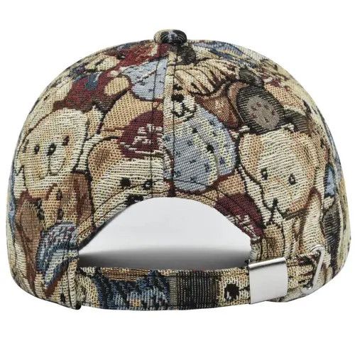 Japanese Brand Baseball cap cute bear sun hat dog bear print hip-hop style Size ONE SIZE - 3 Thumbnail