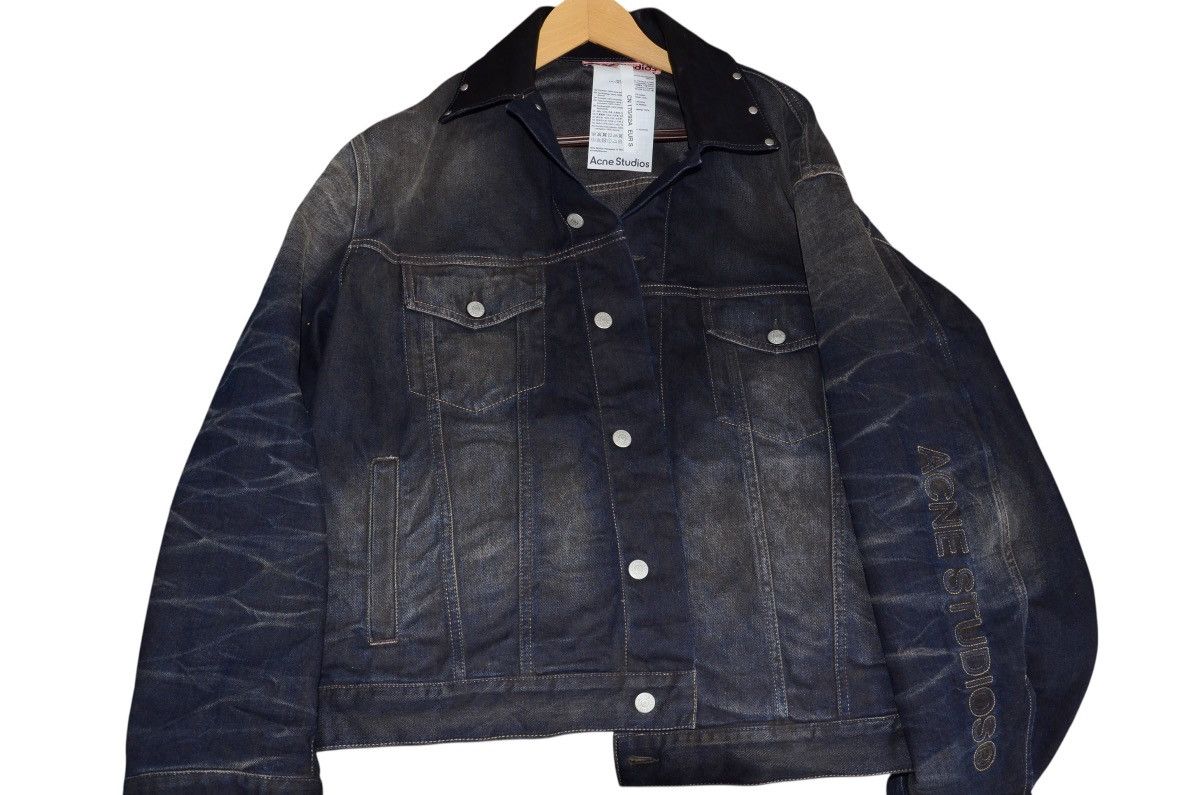 Acne Studios Acne studios leather coat denim jacket Size US S / EU 44-46 / 1 - 1 Thumbnail