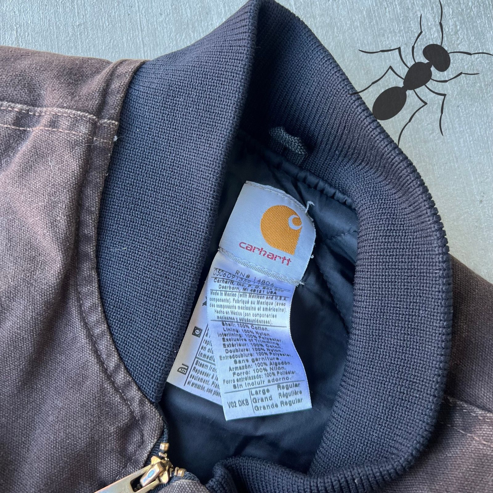 Carhartt × Vintage Carhartt V02 DKB large brown quilted work wear vest Size US L / EU 52-54 / 3 - 5 Thumbnail