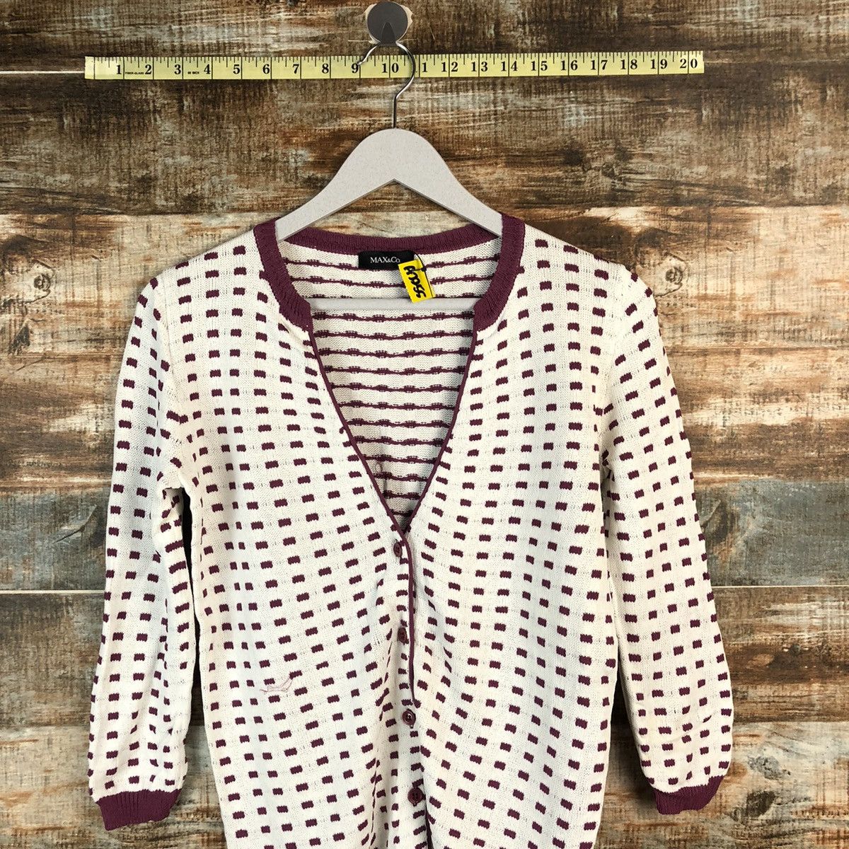 MAX&Co. Max & Co Purple Cardigan Knitwear #A2255 Size S / US 4 / IT 40 - 2 Thumbnail