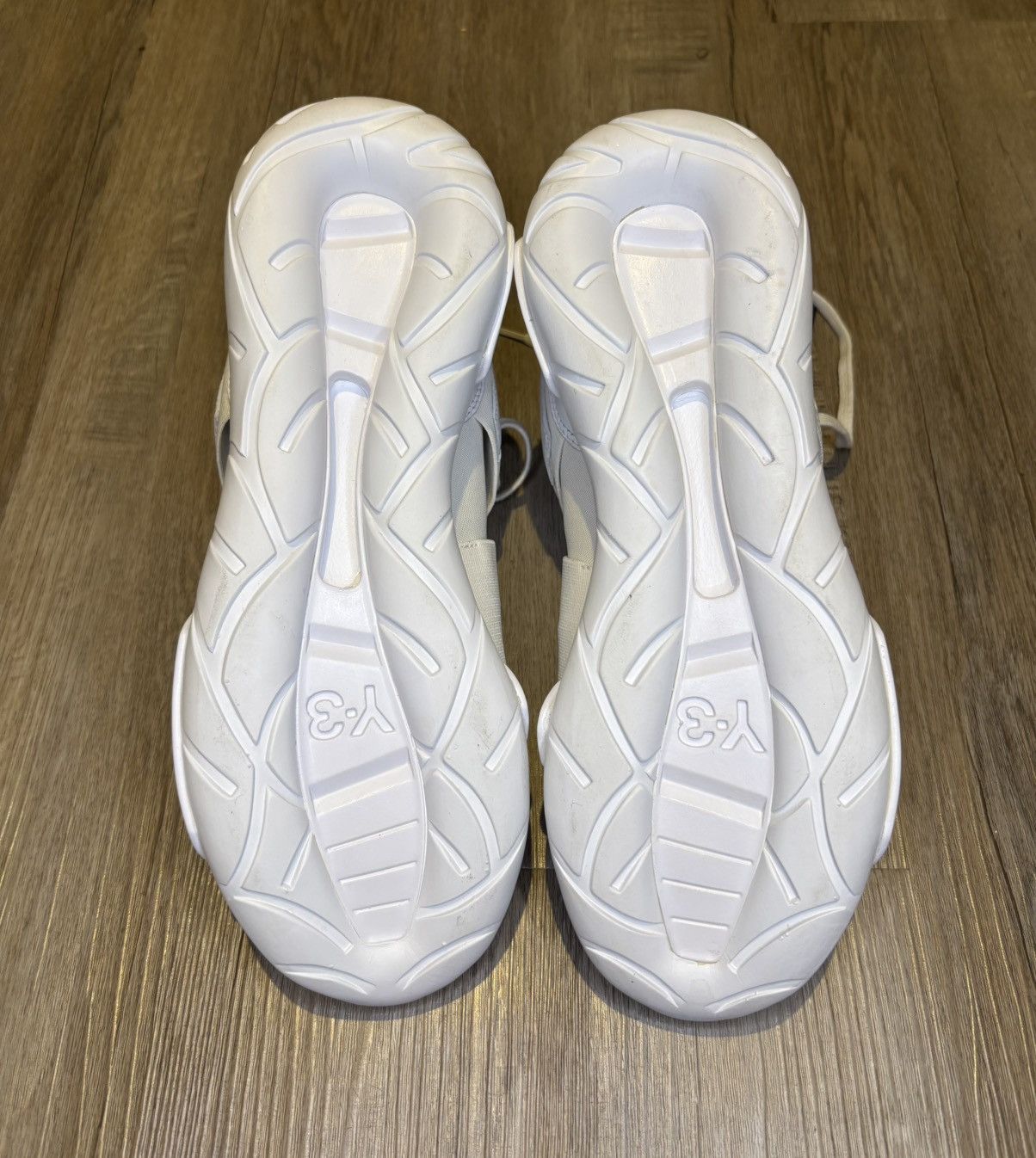 Adidas × Y-3 Adidas x Y-3 Qasa High Triple White 2016 Yohji Yamamoto Size US 8 / EU 41 - 5 Thumbnail