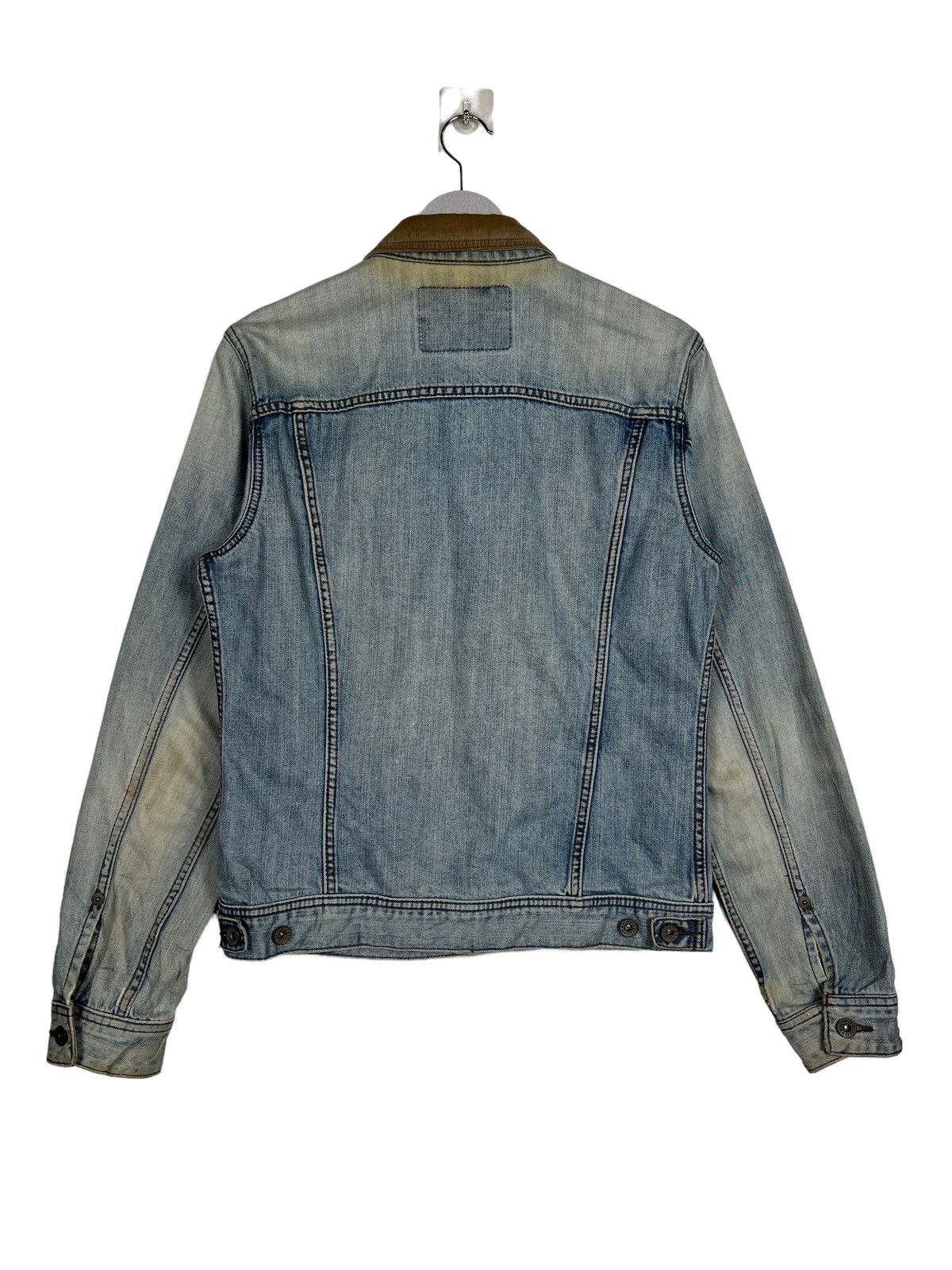 Japanese Brand 🔥 PUPPLE & YELLOW TRUCKER DENIM JACKET Size US M / EU 48-50 / 2 - 3 Thumbnail