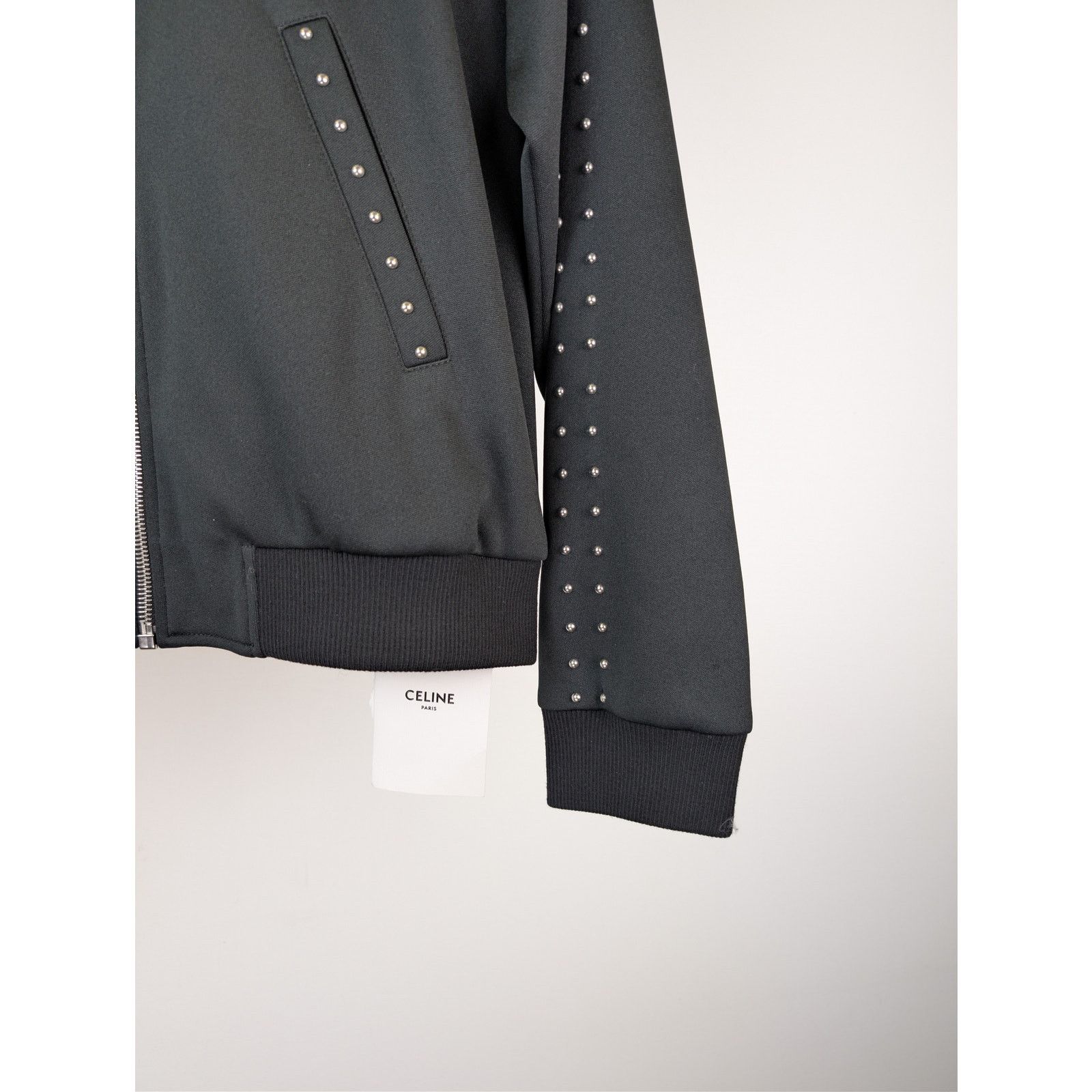 Celine o1rshd1 Relaxed Studded Jacket in Black Size US XL / EU 56 / 4 - 4 Thumbnail