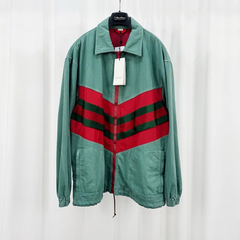 Gucci Gucci Wash the old webbing denim jacket Size US S / EU 44-46 / 1 - 1 Thumbnail