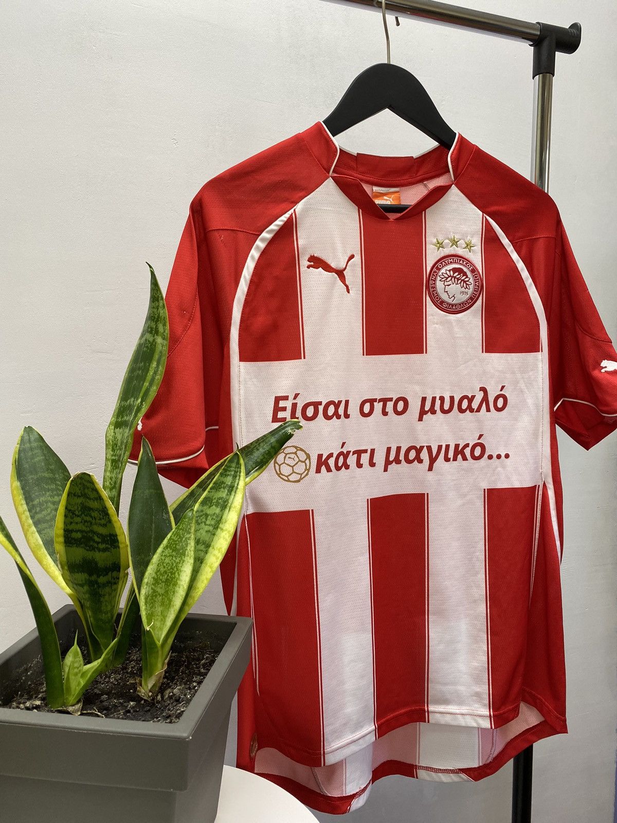 Puma × Vintage Olympiacos Piraeus 2010 2011 #38 Home Kit Jersey Champions M Size US M / EU 48-50 / 2 - 4 Thumbnail