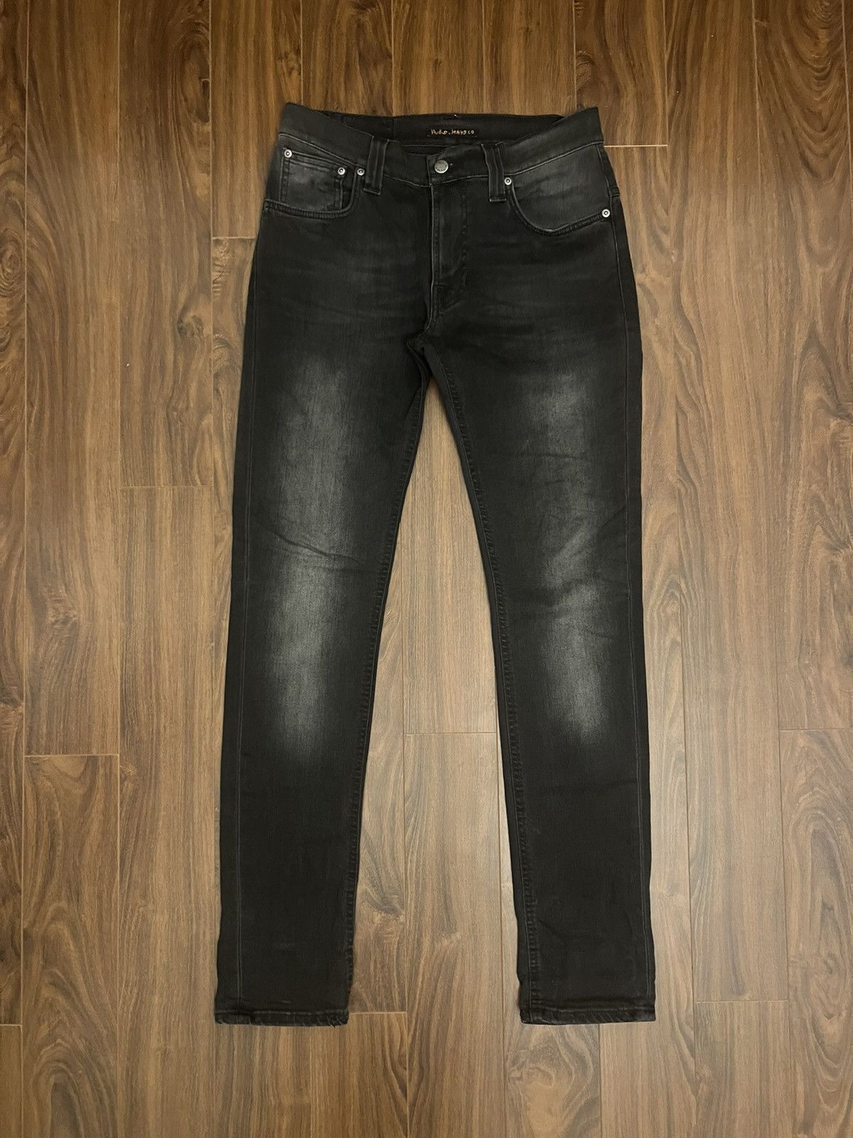 Nudie Jeans NJ1002334 Nudie Thin Finn Black Brutus Jeans Size US 30 / EU 46 - 1 Thumbnail