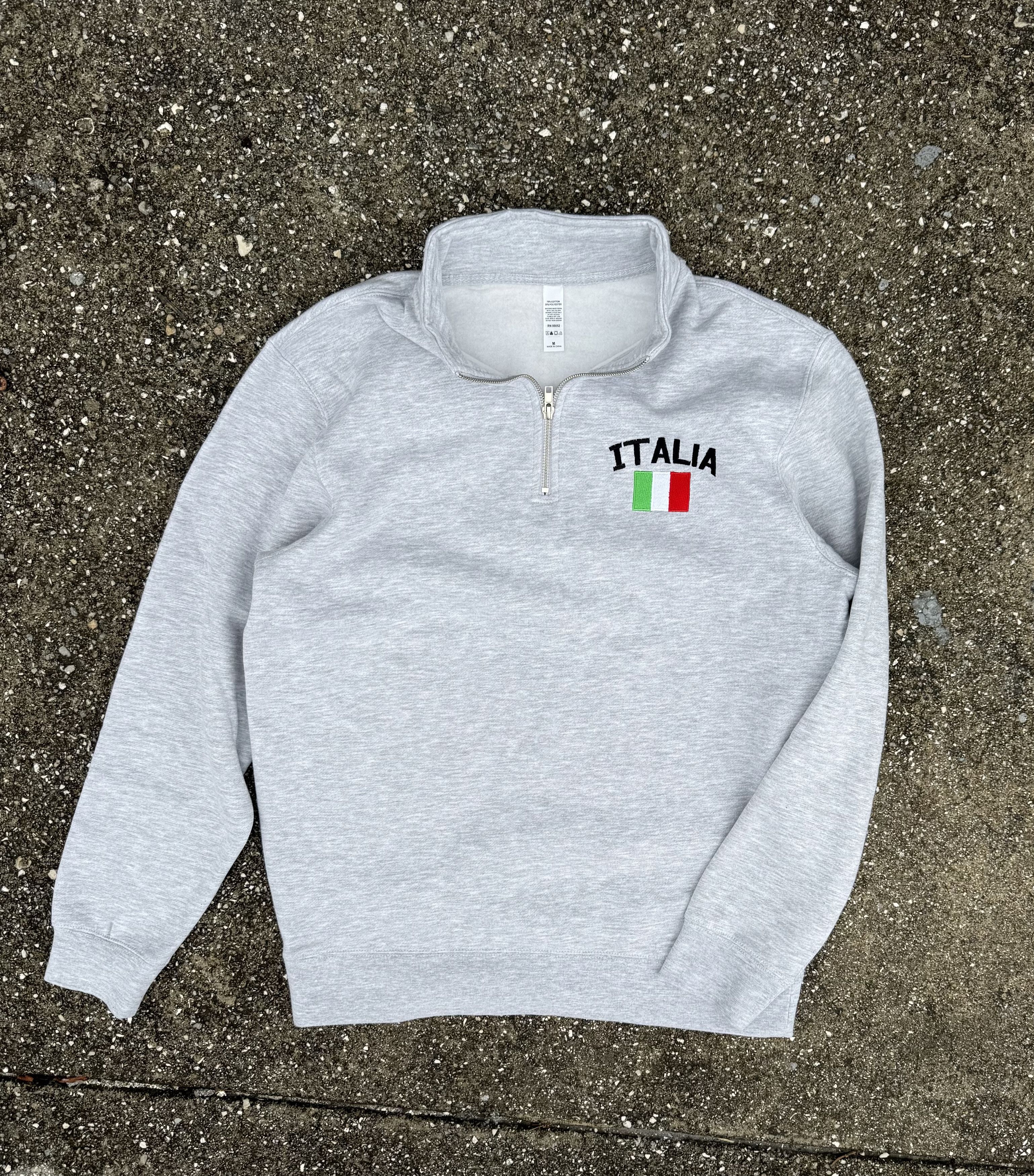 Other Italia Quarter Zip Sweatshirt sweater Size US XL / EU 56 / 4 - 4 Thumbnail