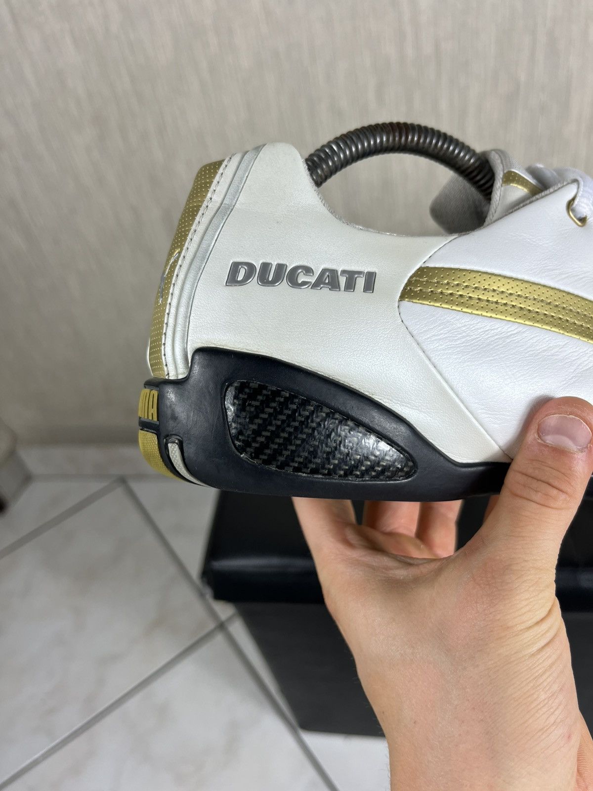 Mercedes-Benz × Puma Vintage Puma x Ducati speed cat y2k gold racing shoes retro Size US 8.5 / EU 41-42 - 5 Thumbnail