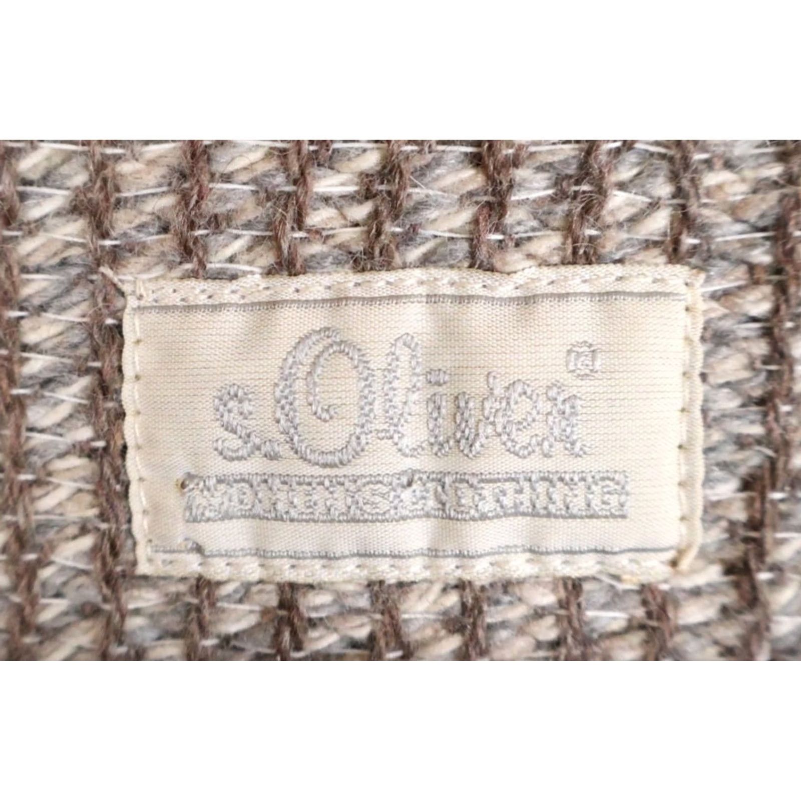 s.Oliver VINTAGE s.Oliver Geometric Knit Vest Wool Beige Women's Small Sleeveless V-Neck Knit VTG Geometric Pattern Knit Vest Size S / US 4 / IT 40 - 3 Thumbnail