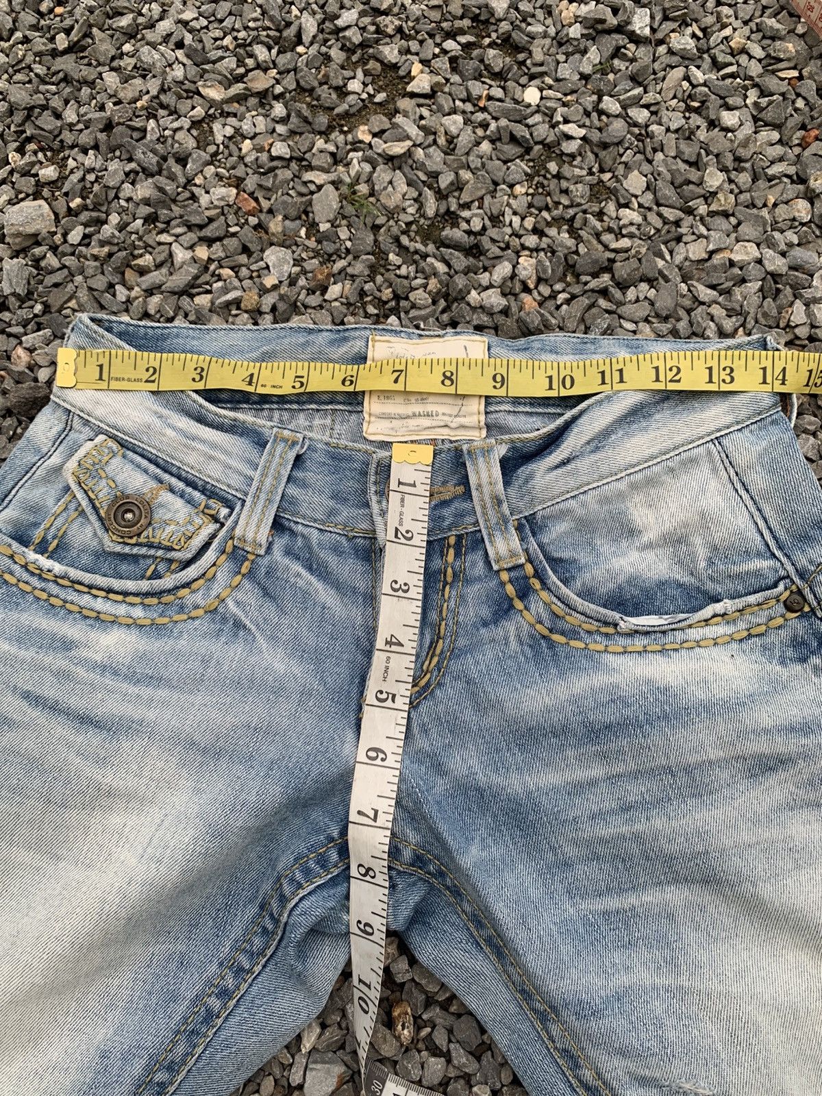 If Six Was Nine Lolita Concert Club Faded & Rusty Distressed Denim Size US 28 / EU 44 - 17 Thumbnail