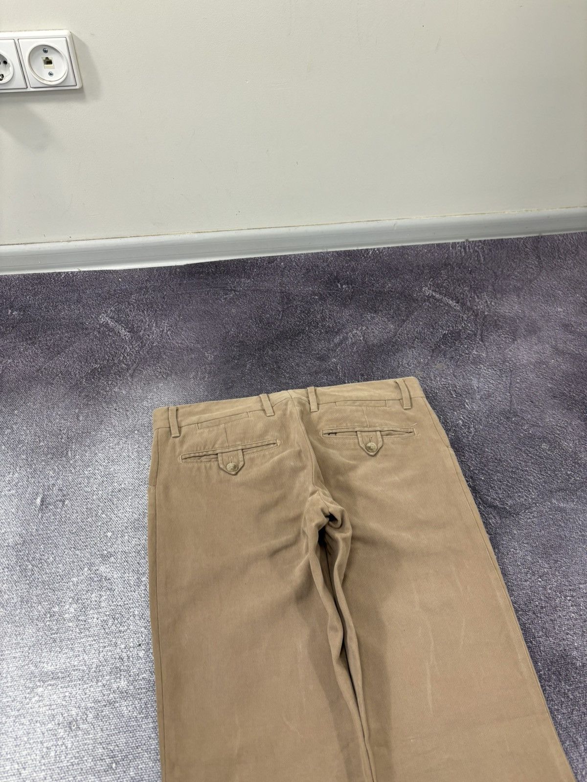 Dolce & Gabbana Dolce & Gabanna Women's Ivory Straight Fit Chino Pants Size 30" / US 8 / IT 44 - 14 Thumbnail