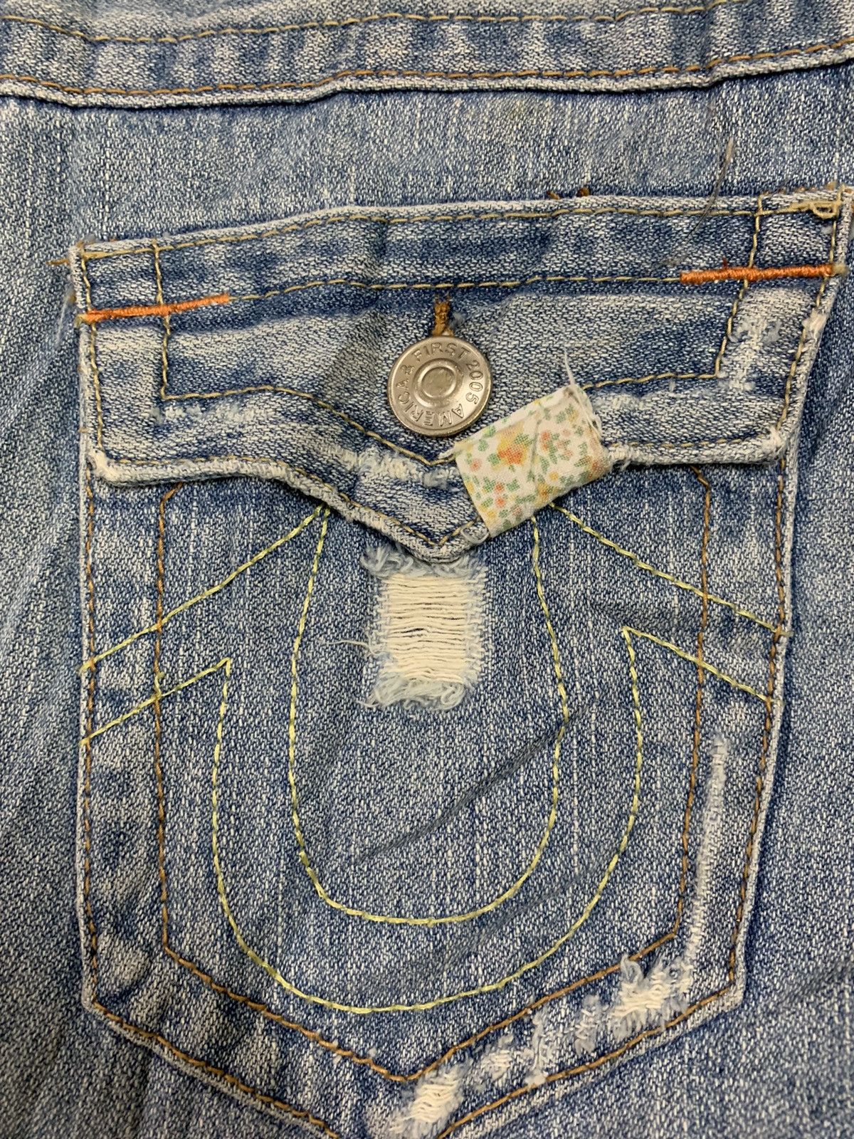 Hysteric Glamour FLARE dope patchwork designer inspired jeans denim Size US 29 - 13 Thumbnail