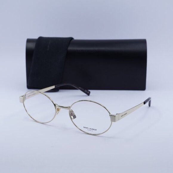 Saint Laurent Paris 🕶️ New Saint Laurent SL692 OPT 002 Eyeglasses - Gold Frame Size ONE SIZE - 1 Thumbnail