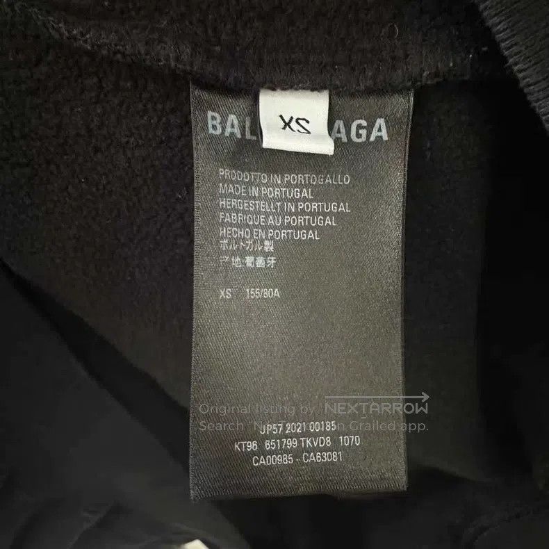 Balenciaga Balenciaga NASA collaboration black patch embroidery hoodi Size US XS / EU 42 / 0 - 8 Thumbnail