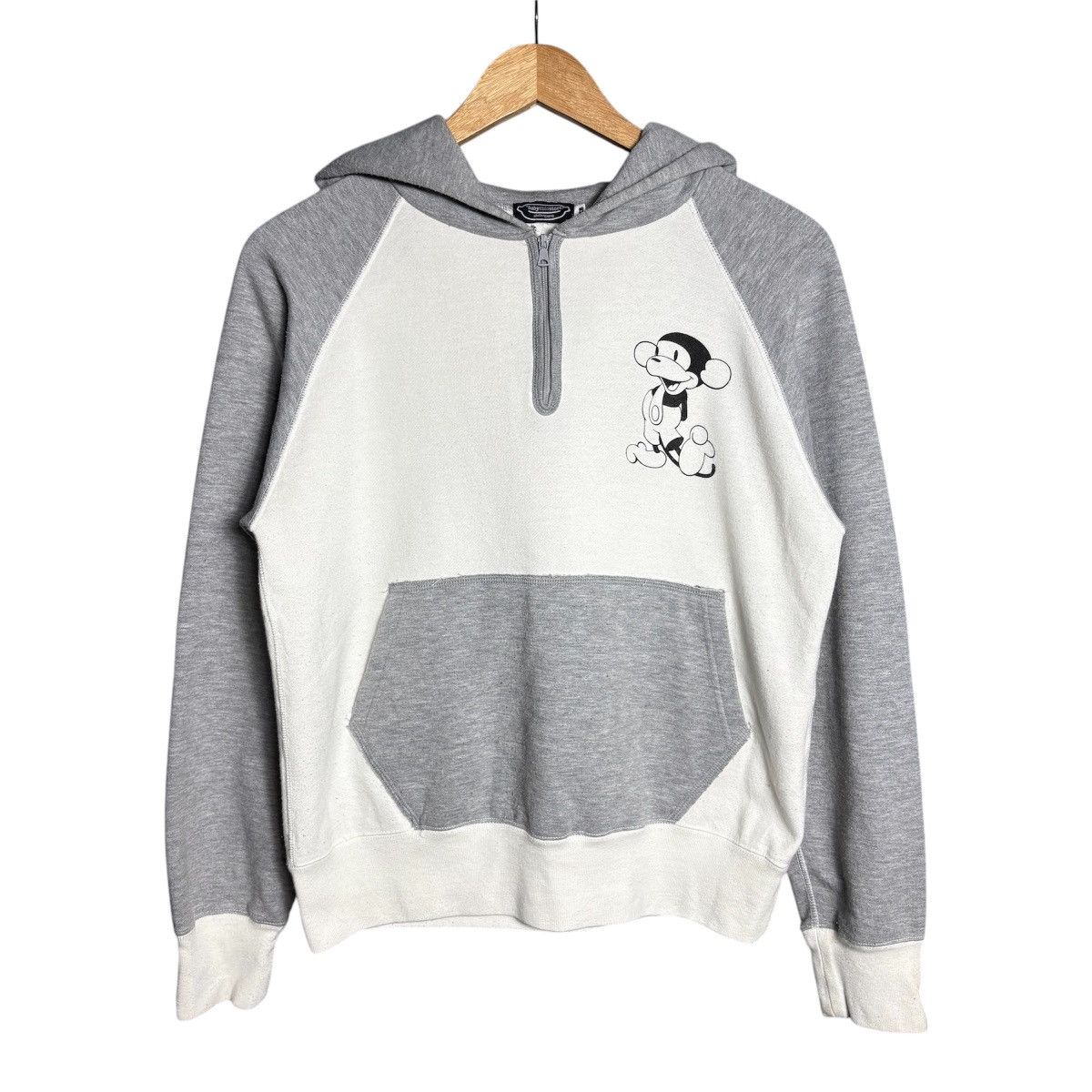 Bape Baby Milo Bape Half Zip Hoodie Size US S / EU 44-46 / 1 - 1 Thumbnail