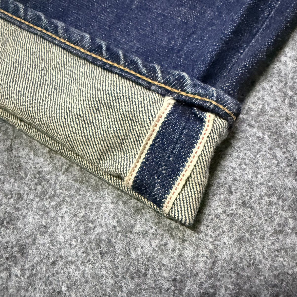 Evisu Vintage 90s Evis Evisu No 2 Buckle Back Selvedge Jeans Size US 31 - 4 Thumbnail