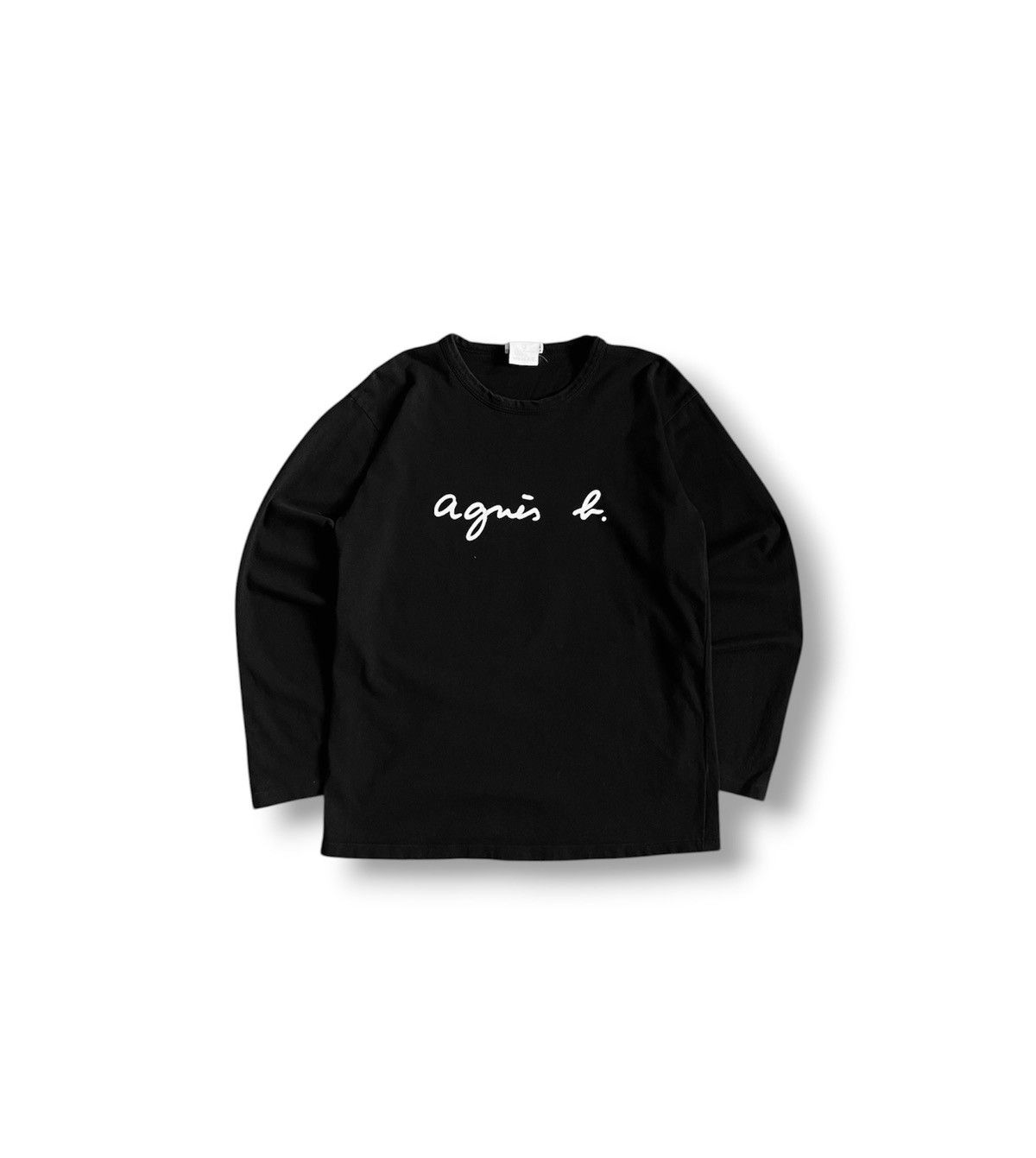 agnes b. Agnes B. Spell Out Long Sleeve Tee Size US M / EU 48-50 / 2 - 1 Thumbnail