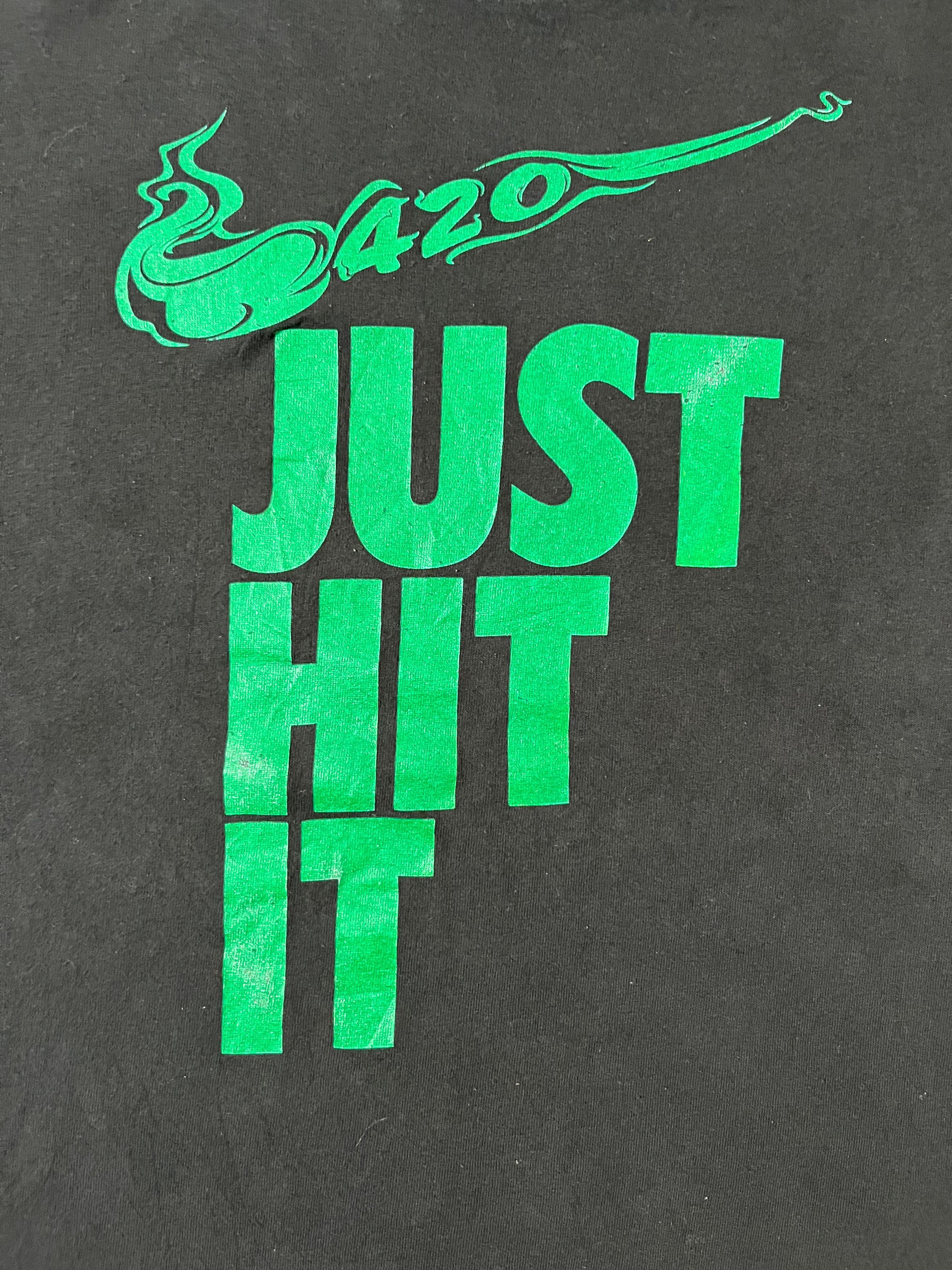 Vintage Vintage Nike Parody Just Hit It Size US XL / EU 56 / 4 - 2 Thumbnail