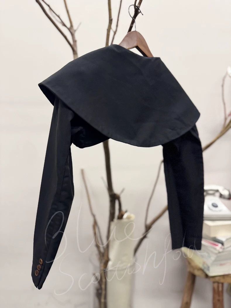 Comme des Garcons Comme des Garcons Ultra-short coat with large lapels Size S / US 4 / IT 40 - 8 Thumbnail