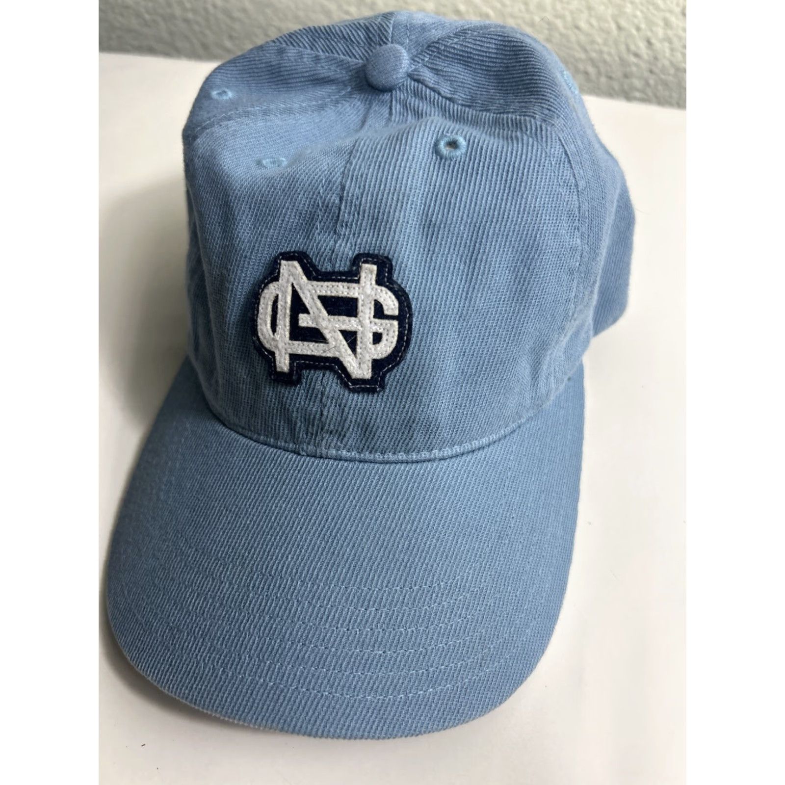 Nike VINTAGE Nike Good Strap Back Hat Dad Hat North Carolina Blue Size ONE SIZE - 3 Thumbnail