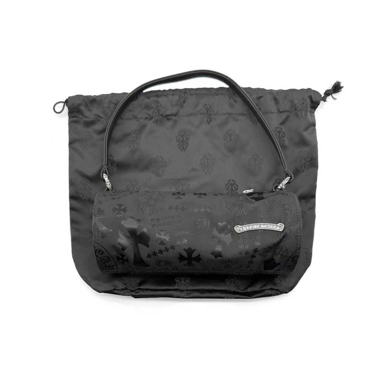 Chrome Hearts Chrome Hearts Nylon Tonal Monogram Cross Grinds Mini Handbag Size ONE SIZE - 4 Thumbnail