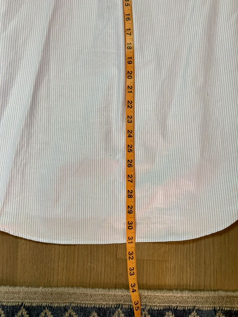 Maison Kitsune Maison Kitsuné striped oxford button down shirt (L / 42) Size US L / EU 52-54 / 3 - 5 Thumbnail