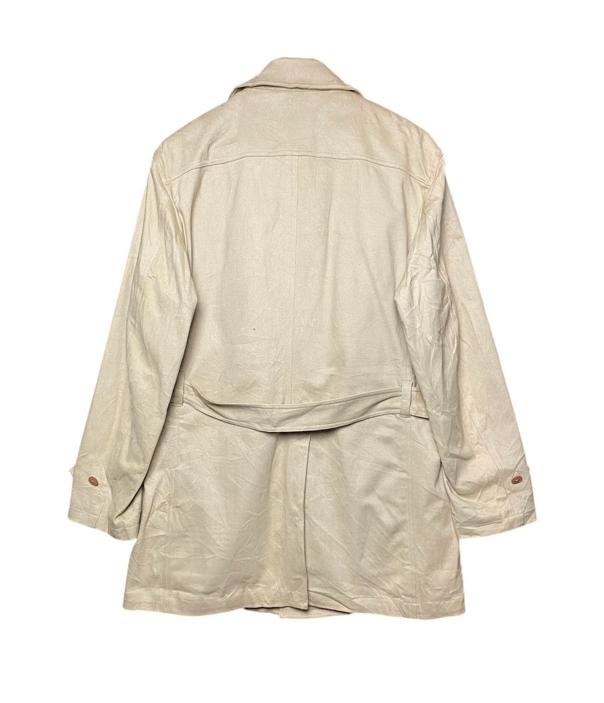 Kansai Yamamoto Vintage Kansai Yamamoto Homme Trench Coat Size US M / EU 48-50 / 2 - 4 Thumbnail