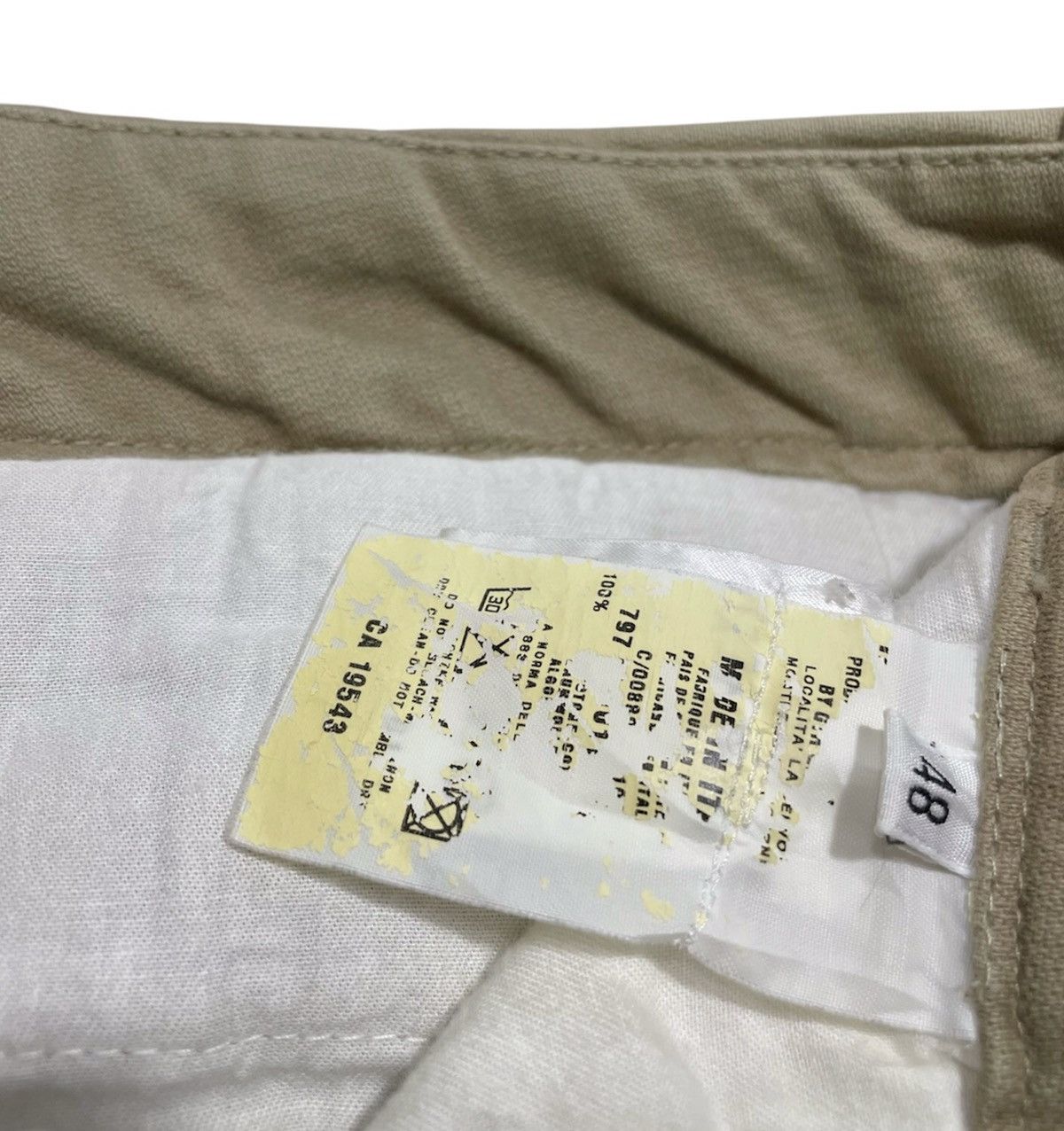 Helmut Lang 98SS Helmut Lang Moleskin Cargo Pants Size US 32 / EU 48 - 10 Thumbnail