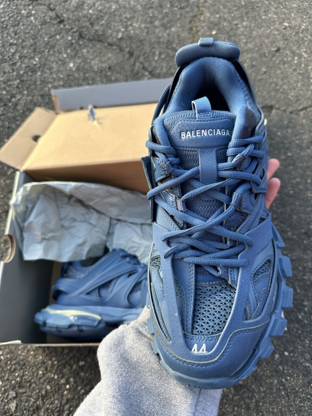 Balenciaga Balenciaga LED Marina Blue Size US 11 / EU 44 - 8 Thumbnail