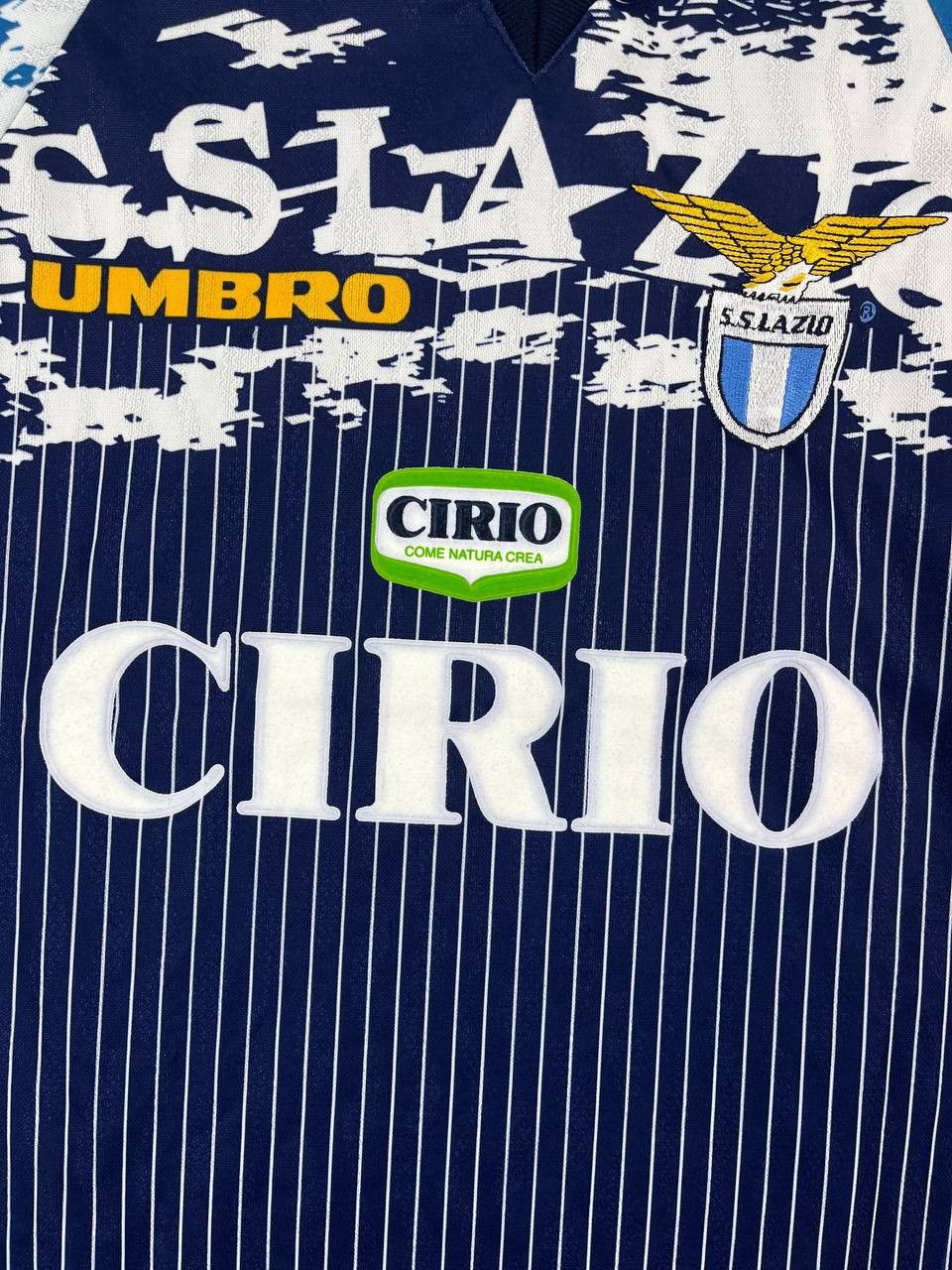 Umbro Lazio 1996-98 Home Umbro Vintage Football Soccer Jersey Sz M Size US M / EU 48-50 / 2 - 3 Thumbnail