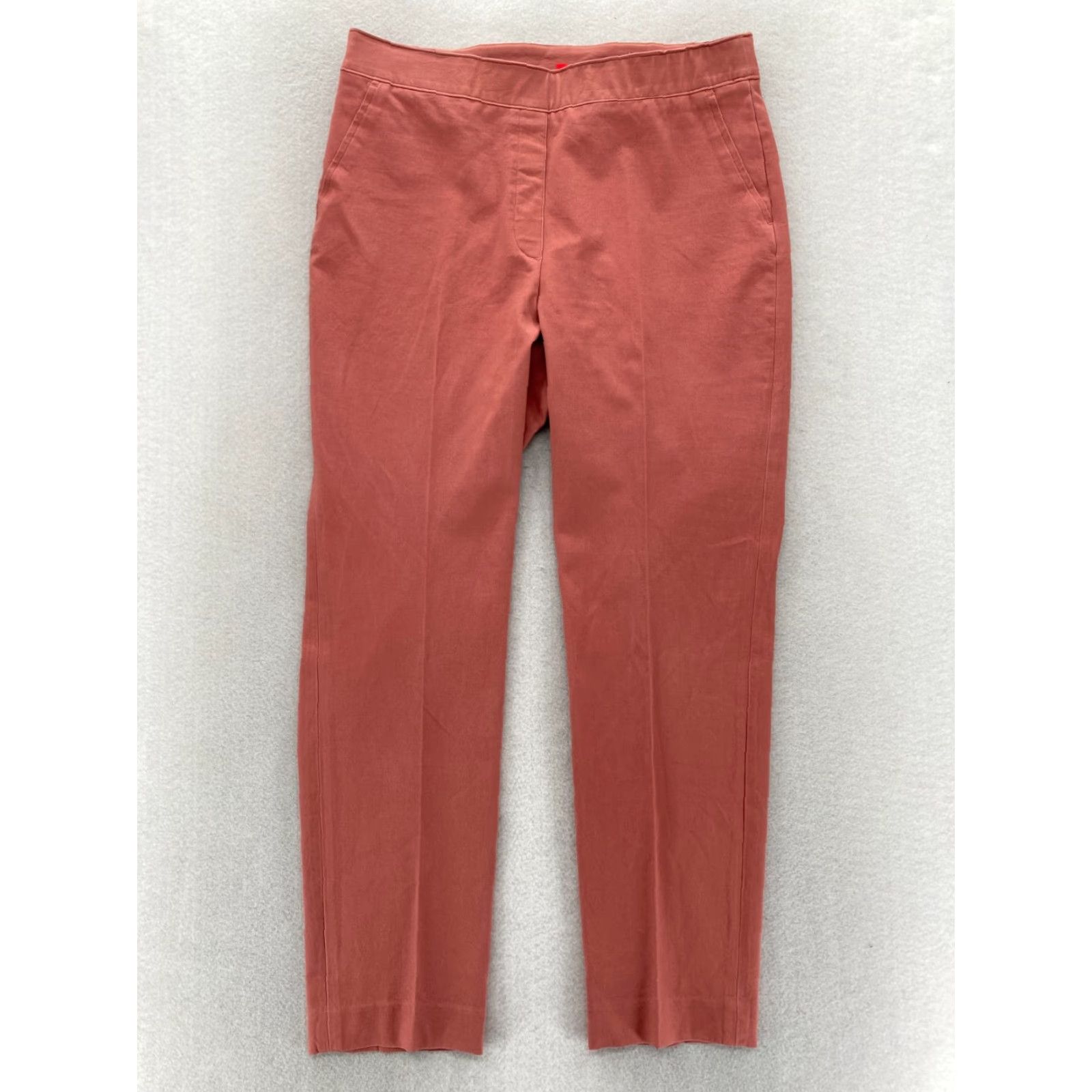 Spanx Spanx Polished Pants Women's Medium Tall Red Stretch Pull On Slim Leg Tapered Size 32" / US 10 / IT 46 - 2 Thumbnail
