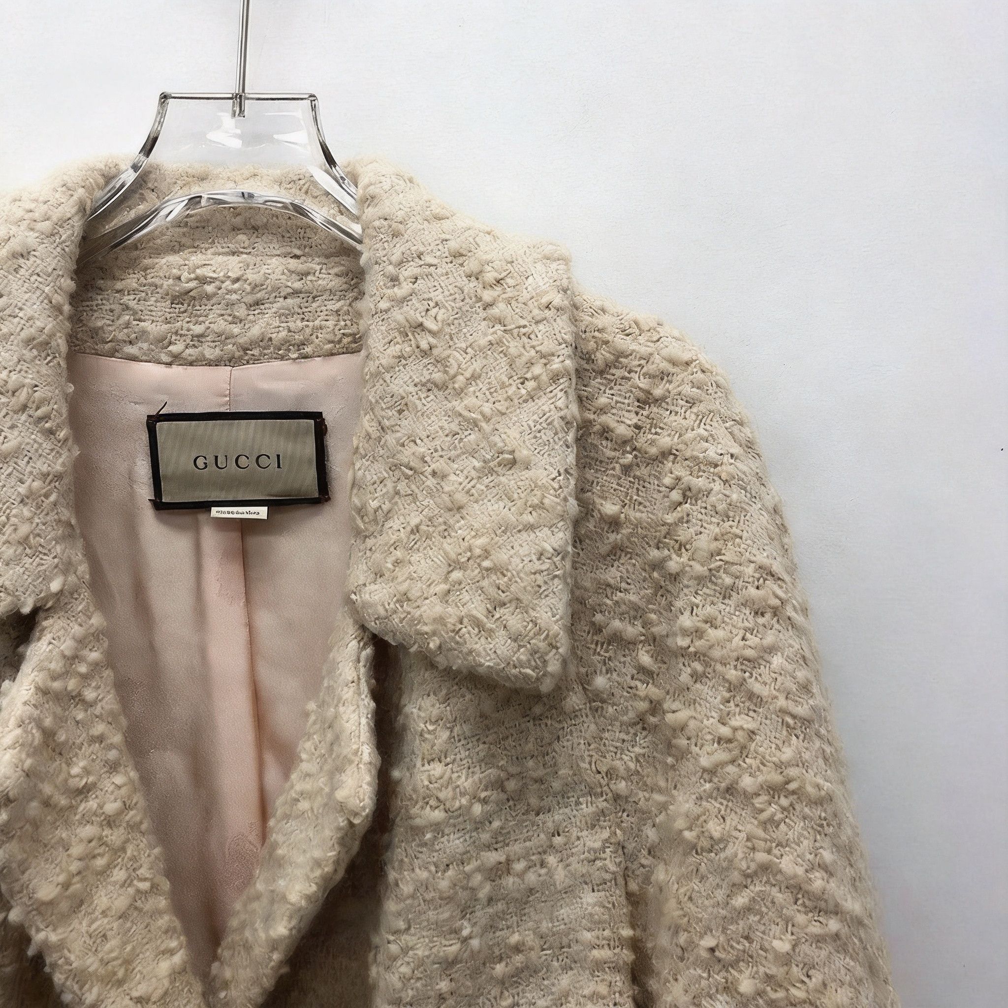 Gucci Gucci Wool Boucle Coat Size 40/ Size S / US 4 / IT 40 - 4 Thumbnail
