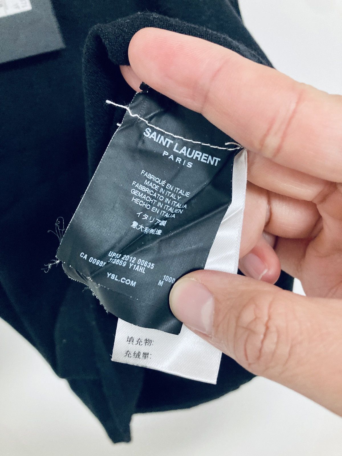 Saint Laurent Paris SAINT LAURENT PARIS BY HEDI SLIMANE 13SS DISTRESSED TANK Size US S / EU 44-46 / 1 - 4 Thumbnail