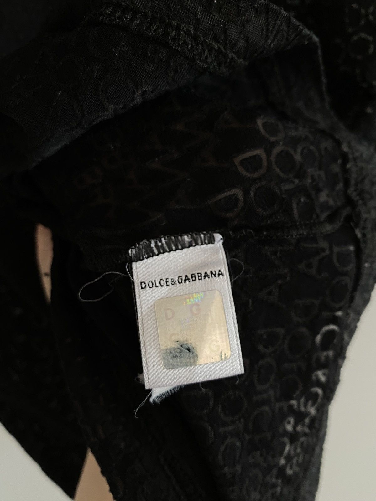 Dolce & Gabbana Dolce&Gabbana Black Tank Top Monogram Size M / US 6-8 / IT 42-44 - 6 Thumbnail